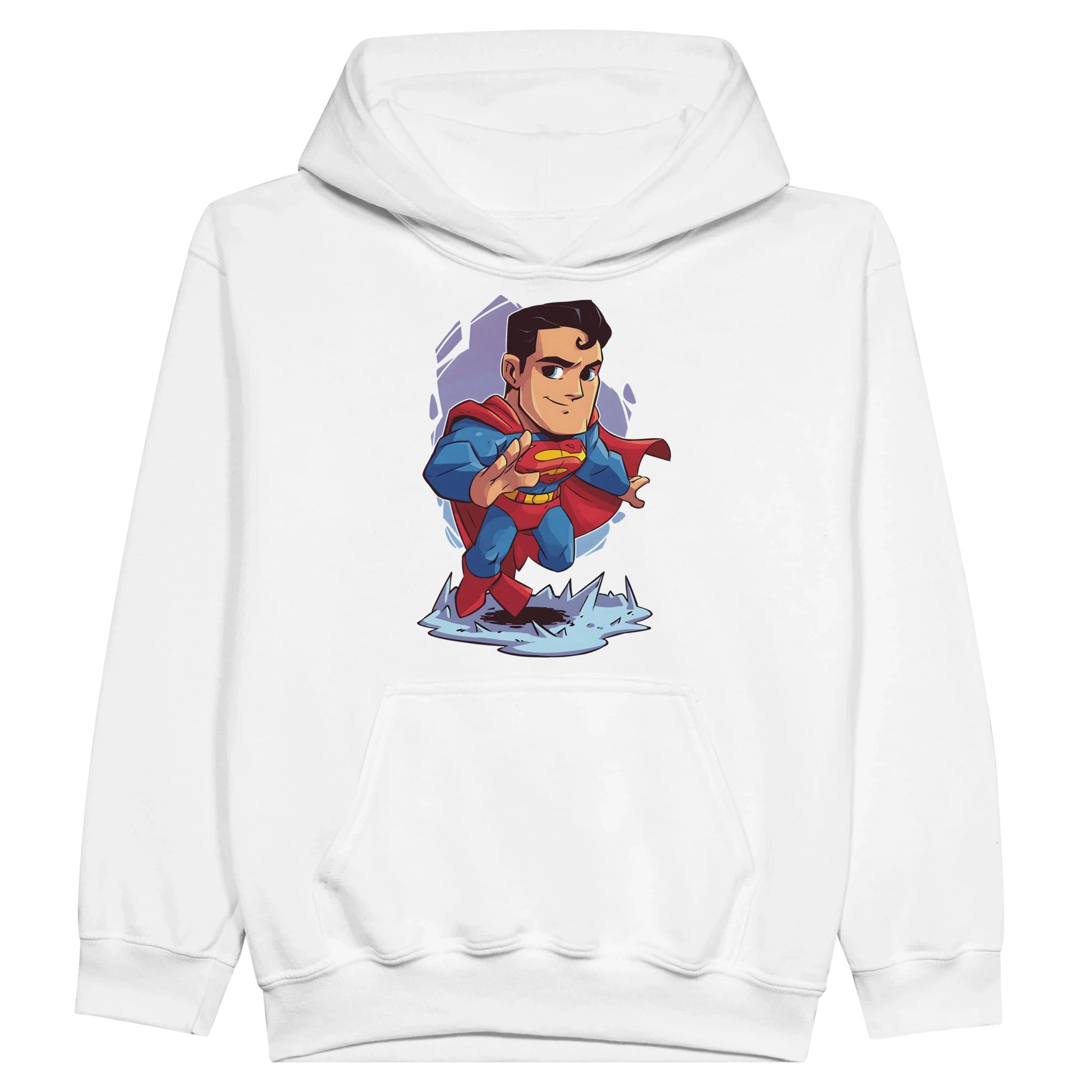Kids Chibi Superman Inspired Hoodie