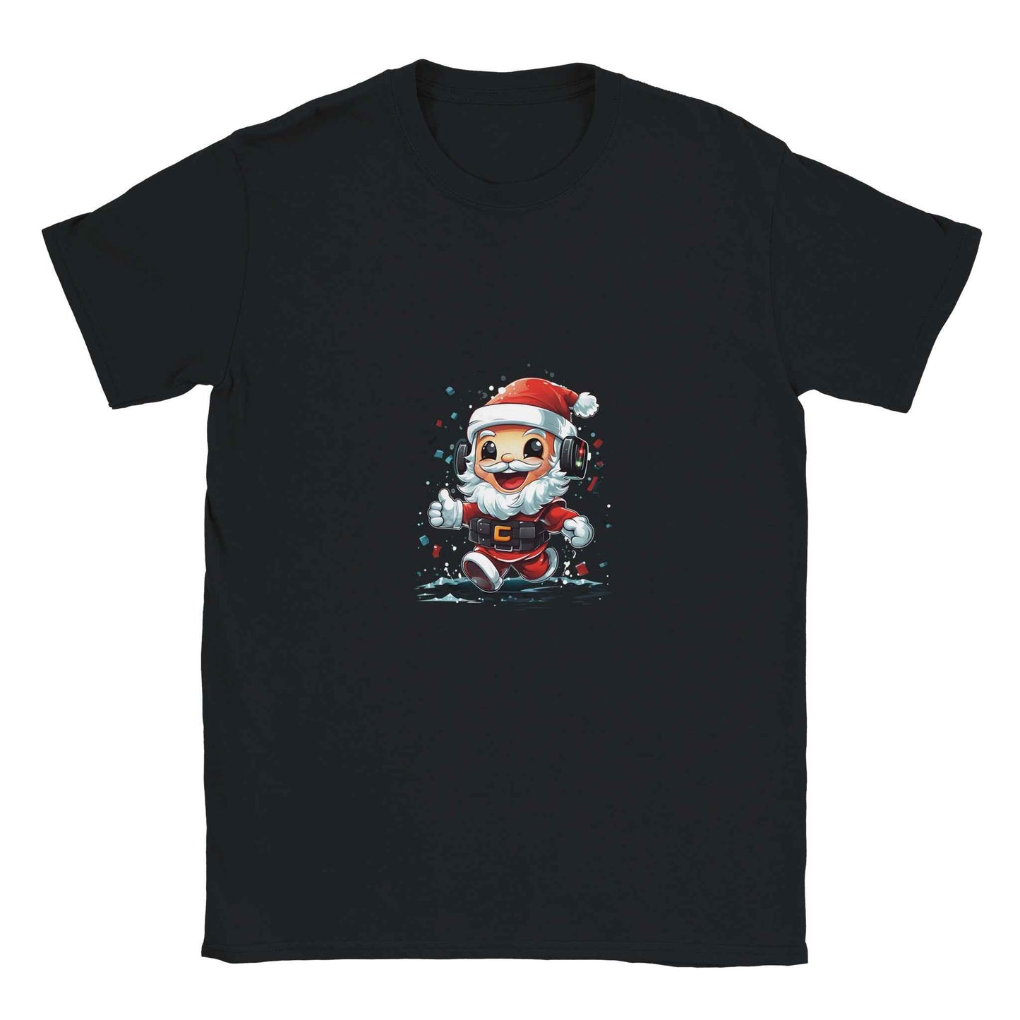 DJ Santa Claus Christmas Shirt – Festive Holiday Graphic Tee for Music Lovers