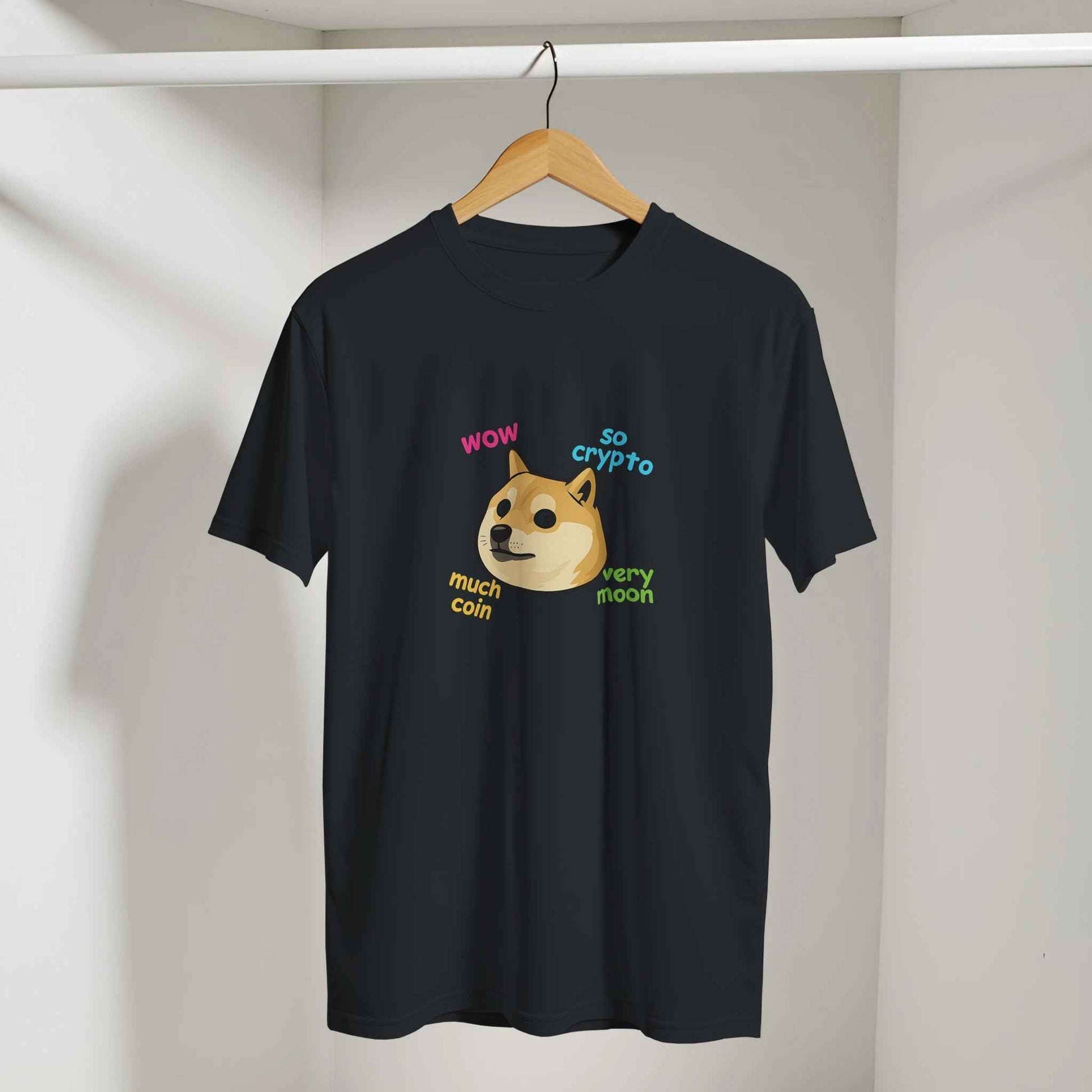 Doge Meme T-Shirt – So Crypto, Much Style, Very Moon! Choose Your Color & Size.