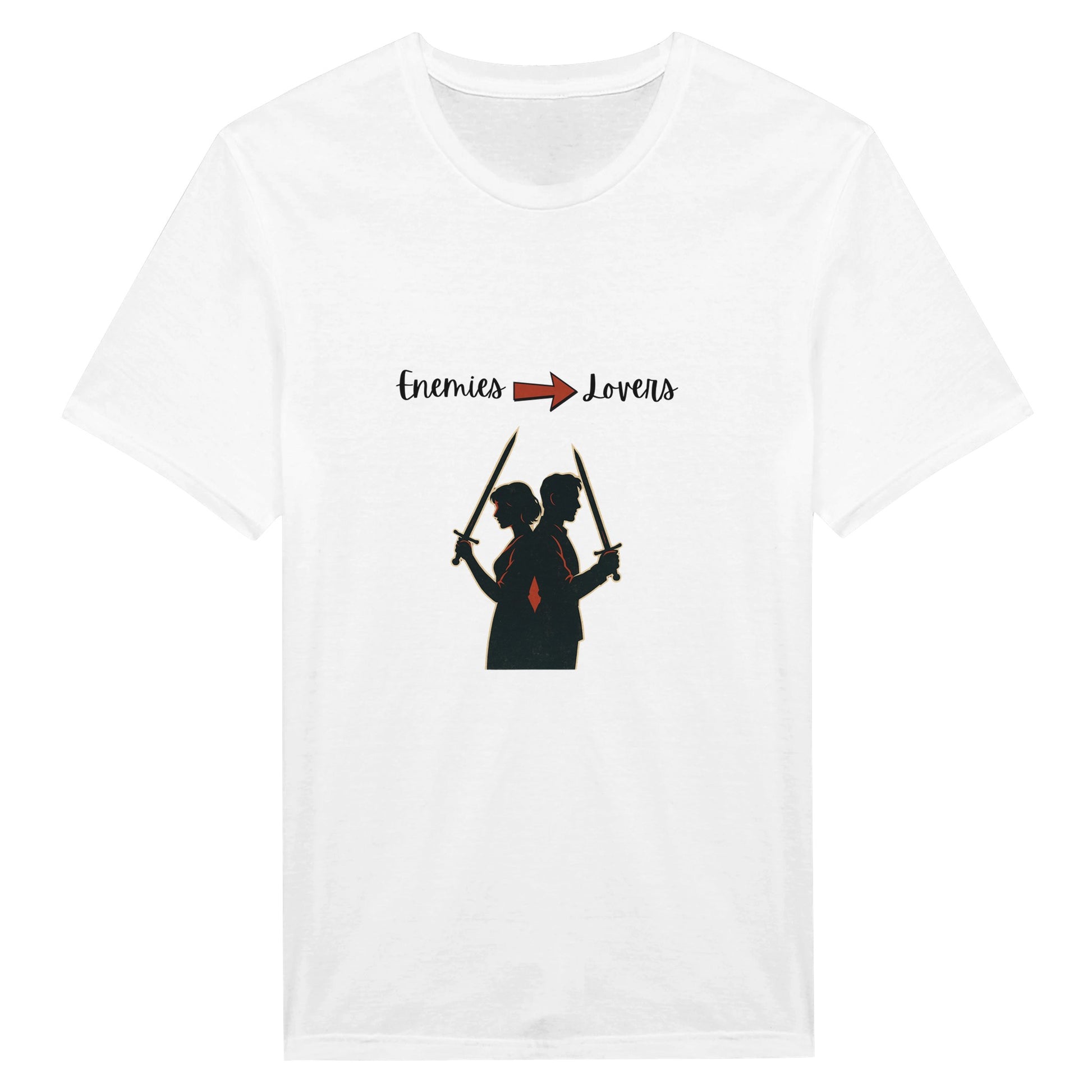 Enemies to Lovers Shirt – Warrior Couple Retro Grunge Tee - F4 Custom Prints