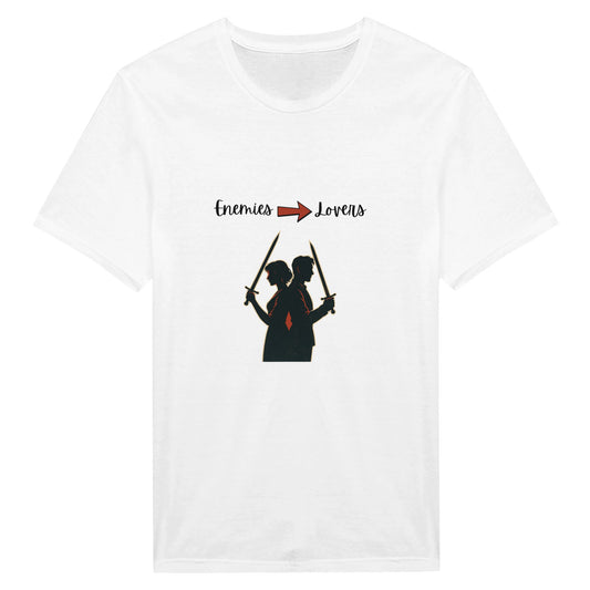 Enemies to Lovers Shirt – Warrior Couple Retro Grunge Tee - F4 Custom Prints