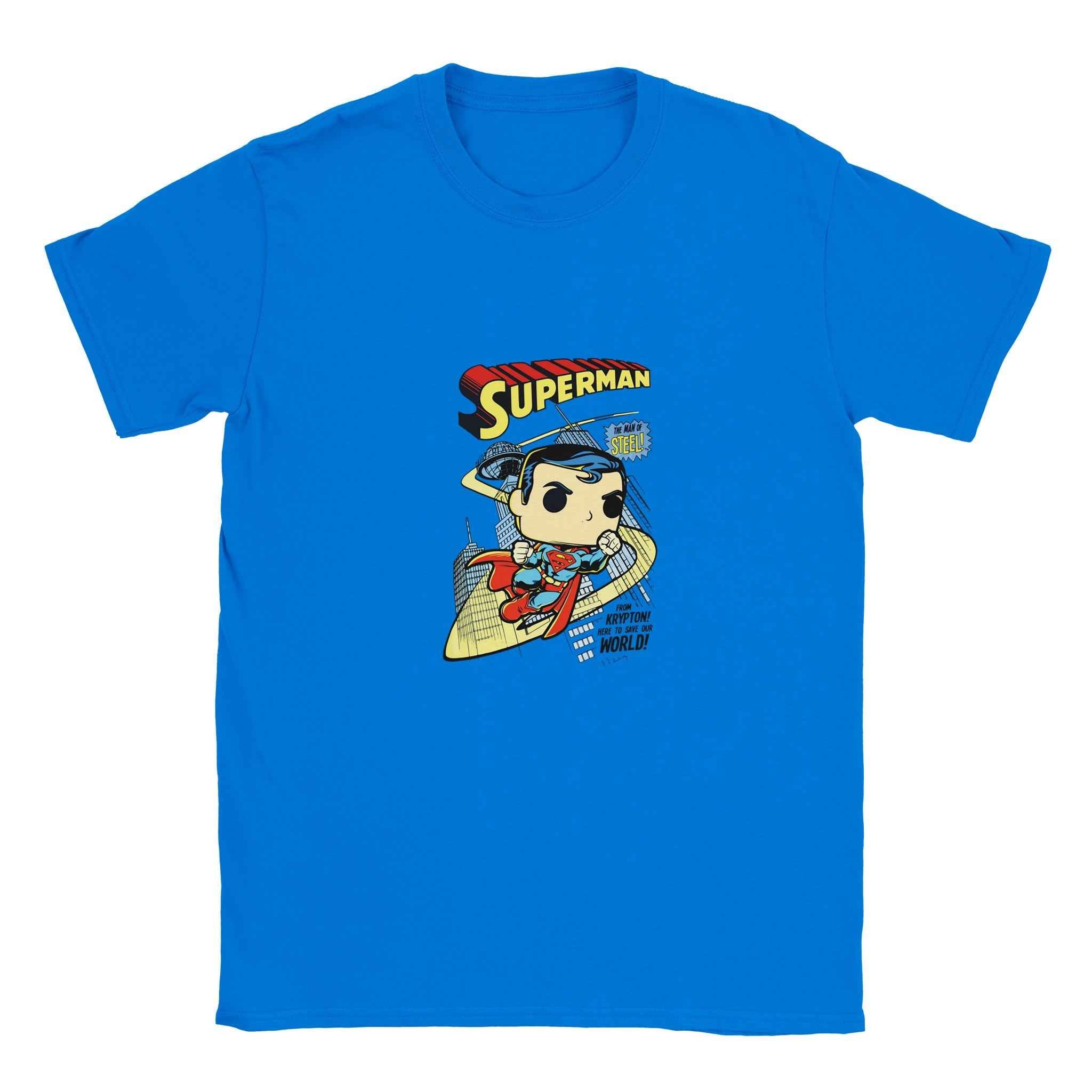 Funko Pop! Superman T-Shirt – Heroic Comic-Inspired Graphic Tee in Multiple Colors