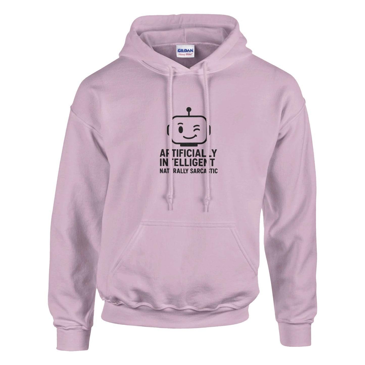 Artificially Intelligent Hoodie – Sarcastic Robot Design for Tech Enthusiasts - F4 Custom Prints