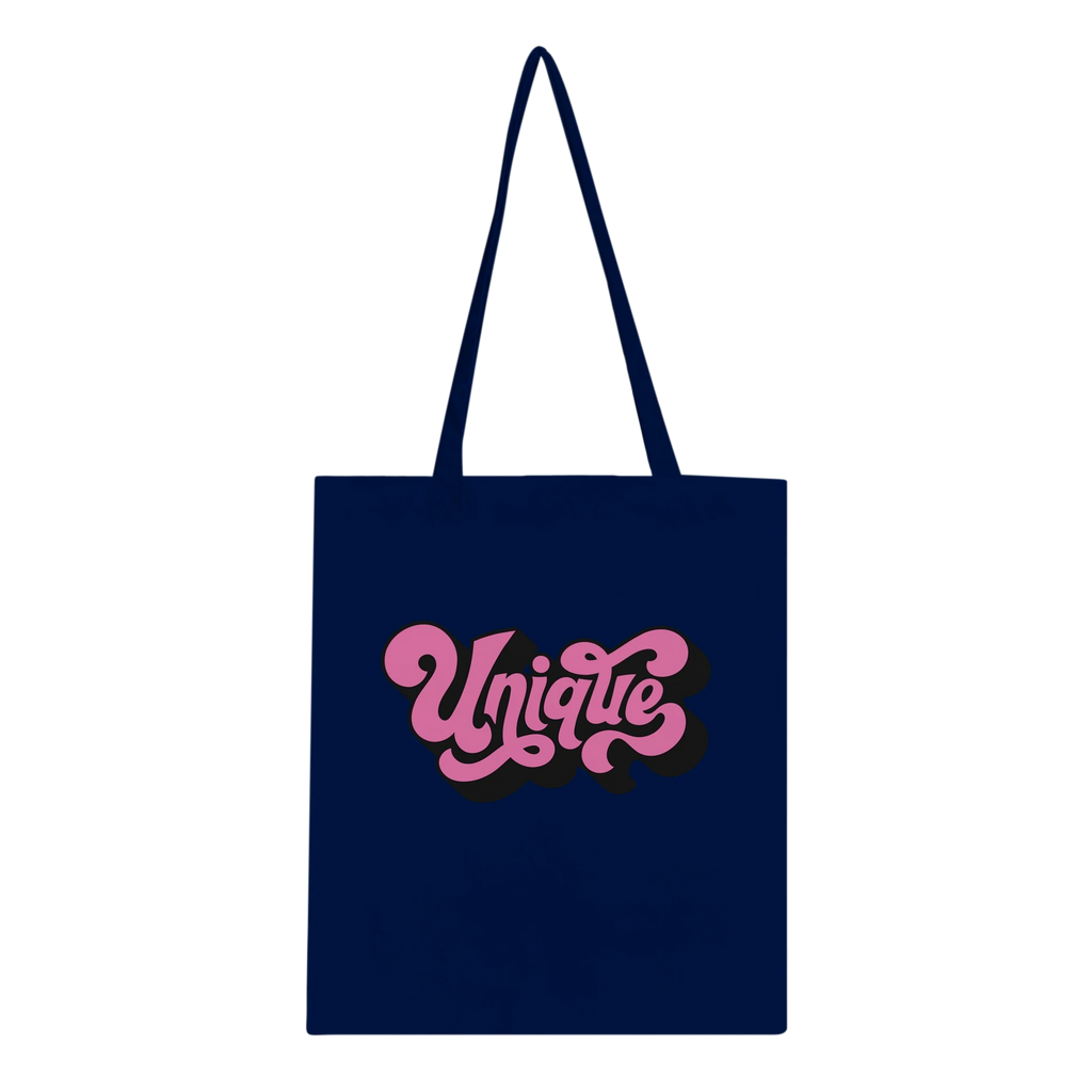 Unique Script Tote Bag