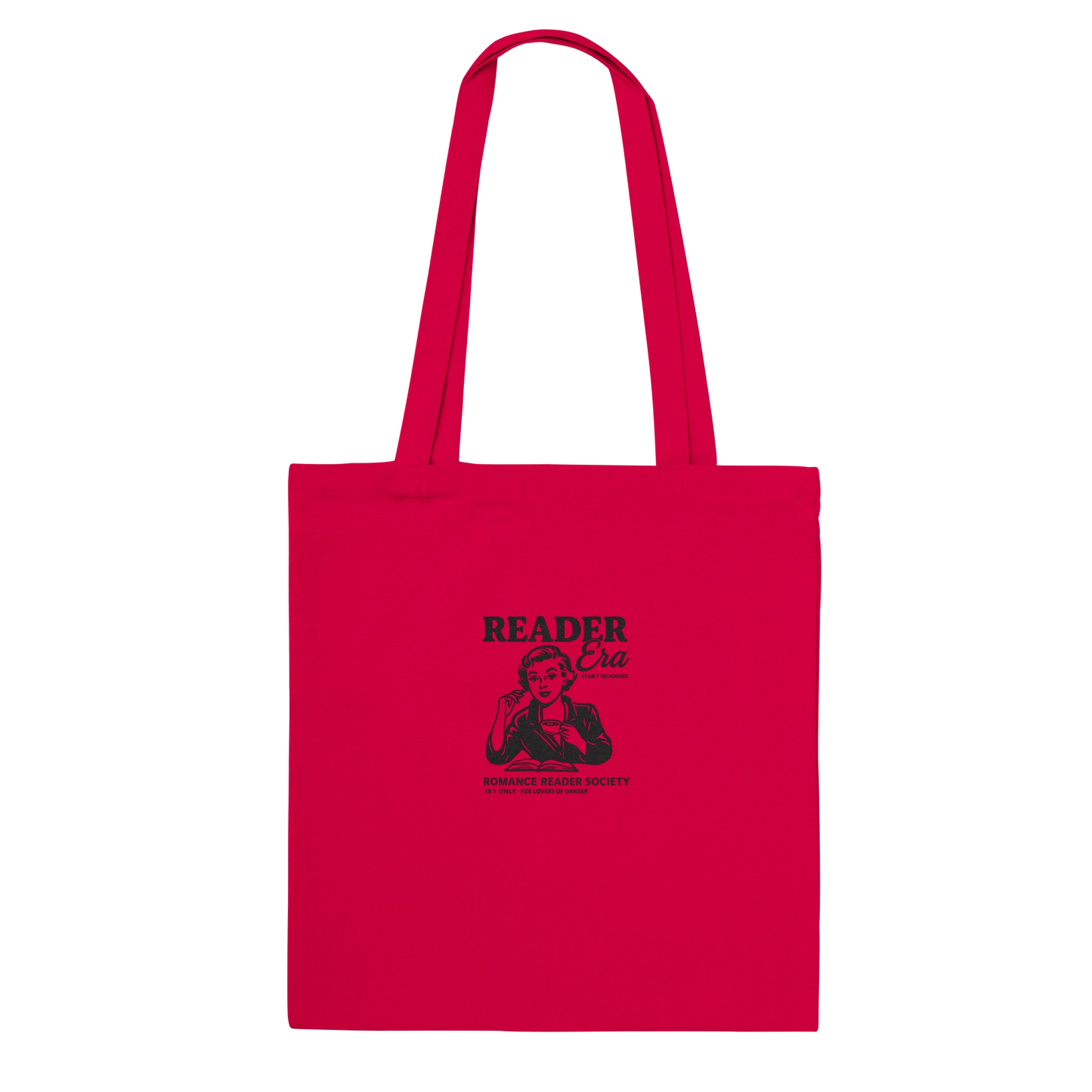 Bookish Reader Tote Bag – Romance Reader Society Canvas Tote - F4 Custom Prints