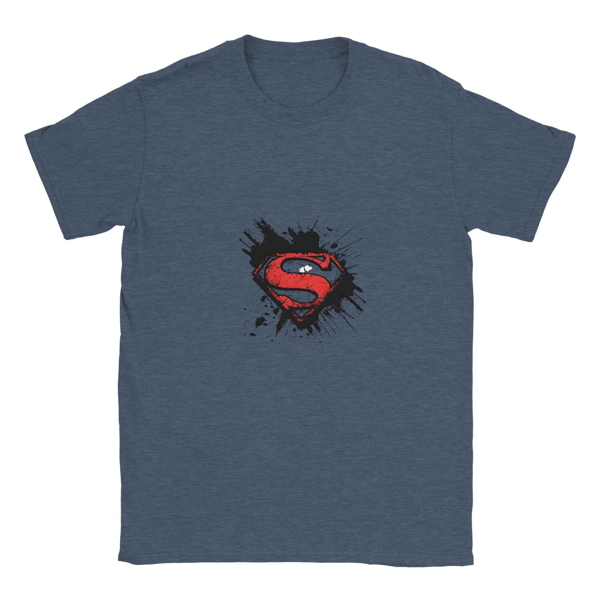 Superman Distressed Logo T-Shirt – Heroic Comic-Inspired Graphic Tee in Multiple Colors