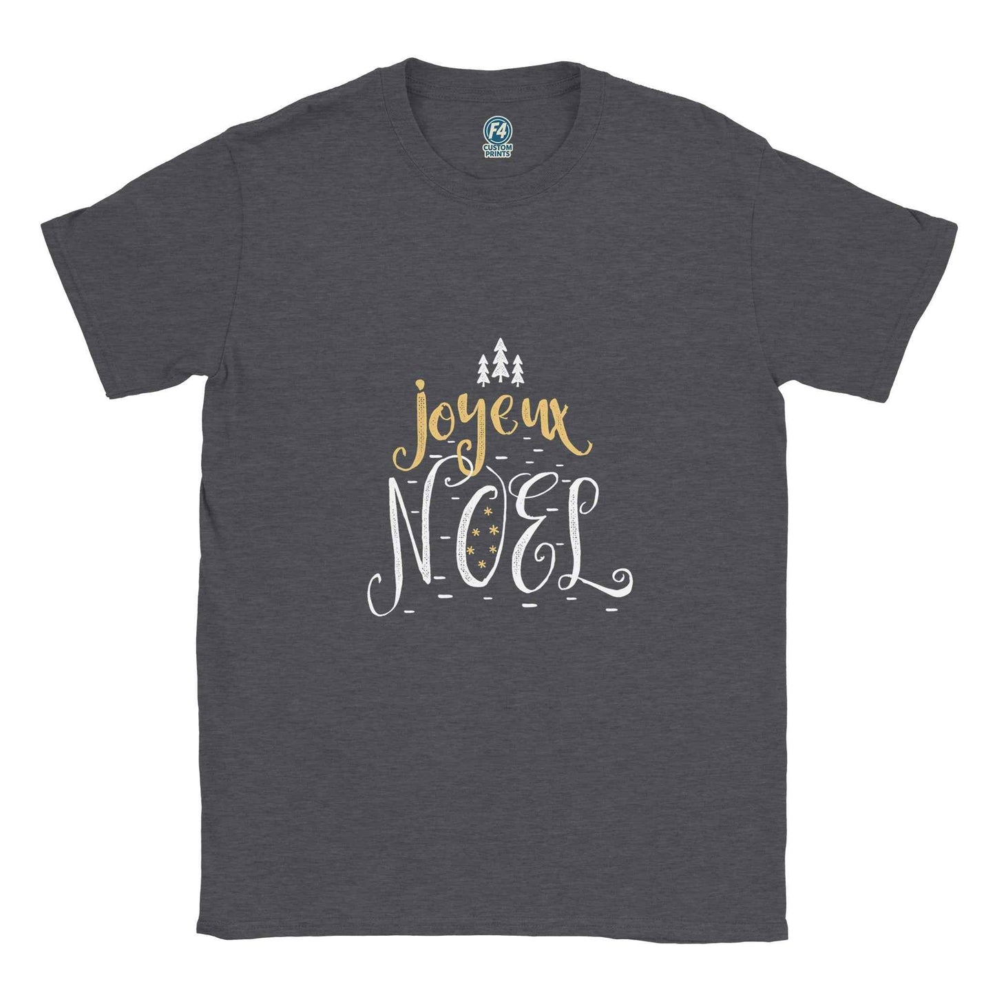 Joyeux Noël Script Tee – Festive French Holiday Graphic T-Shirt in Multiple Colors