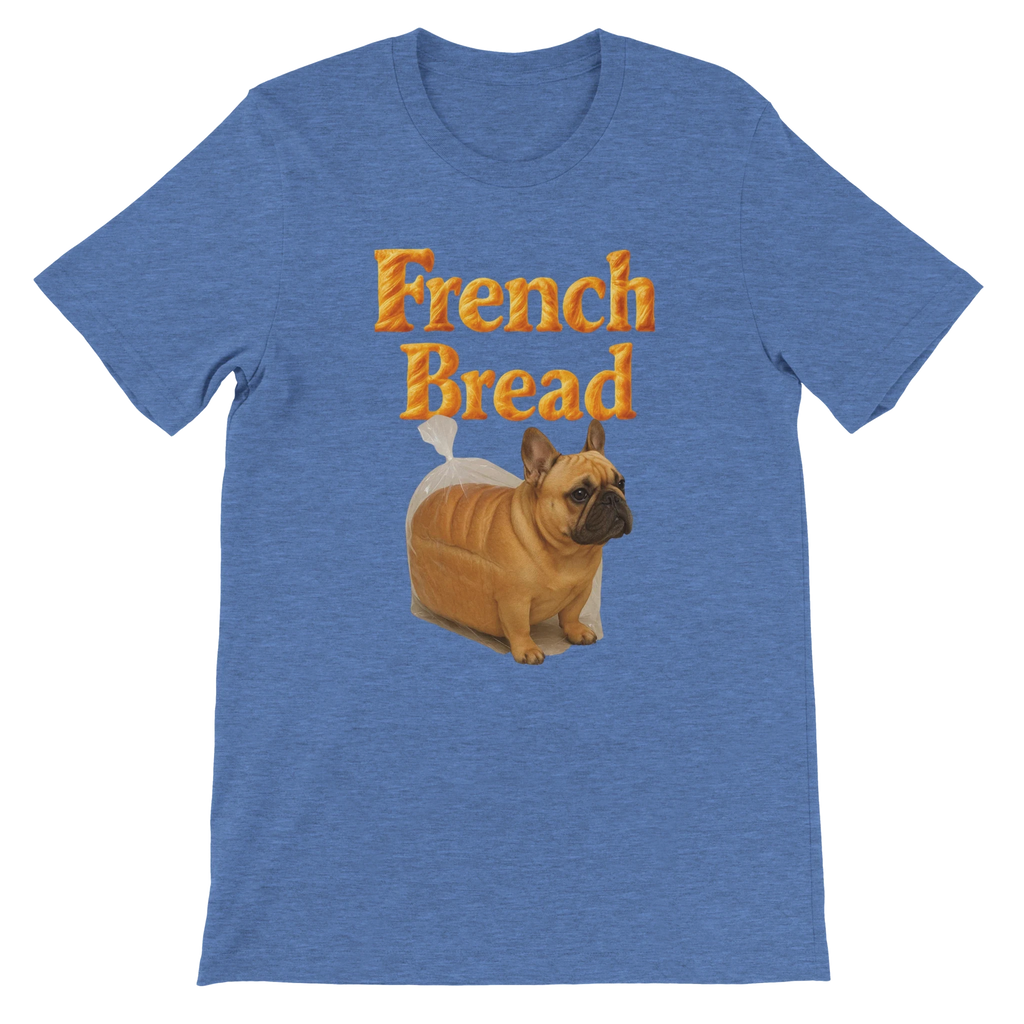 Funny French Bread Bulldog T-Shirt