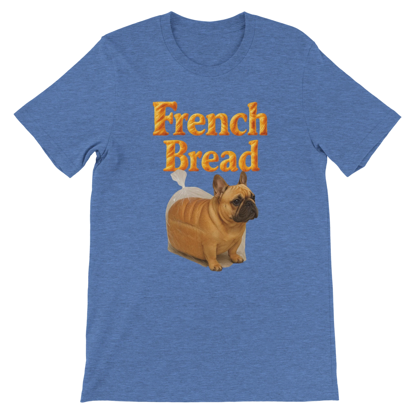 Funny French Bread Bulldog T-Shirt