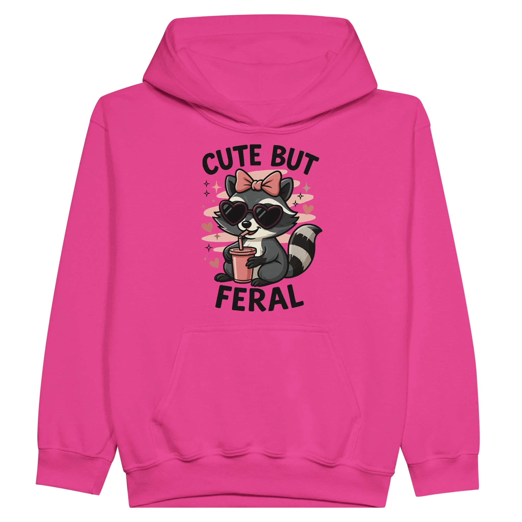Kids Cute But Feral Hoodie