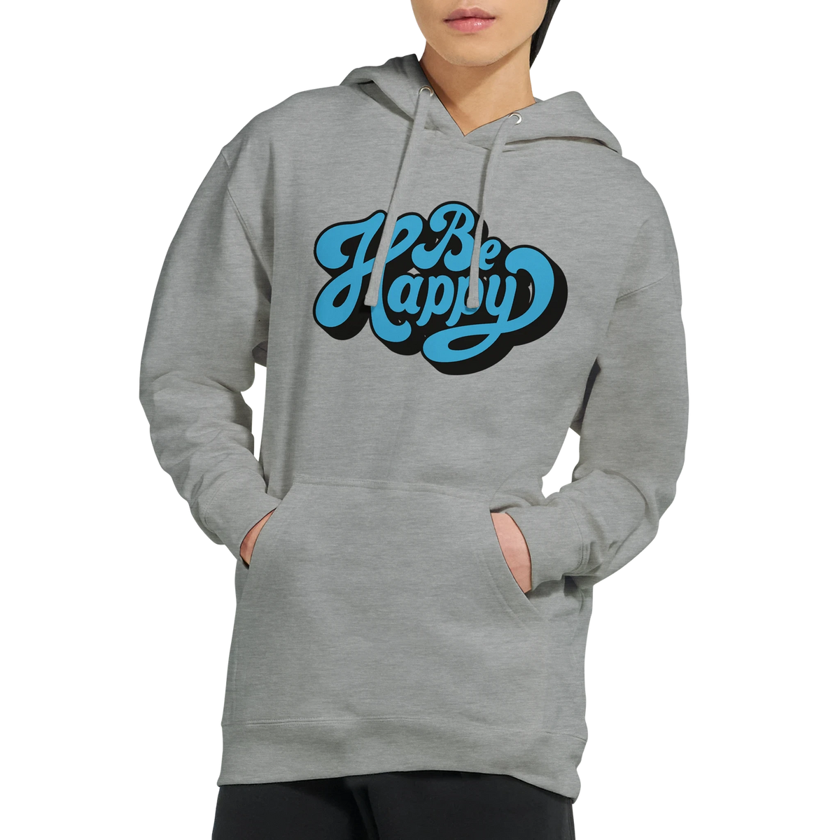 Be Happy Script Hoodie