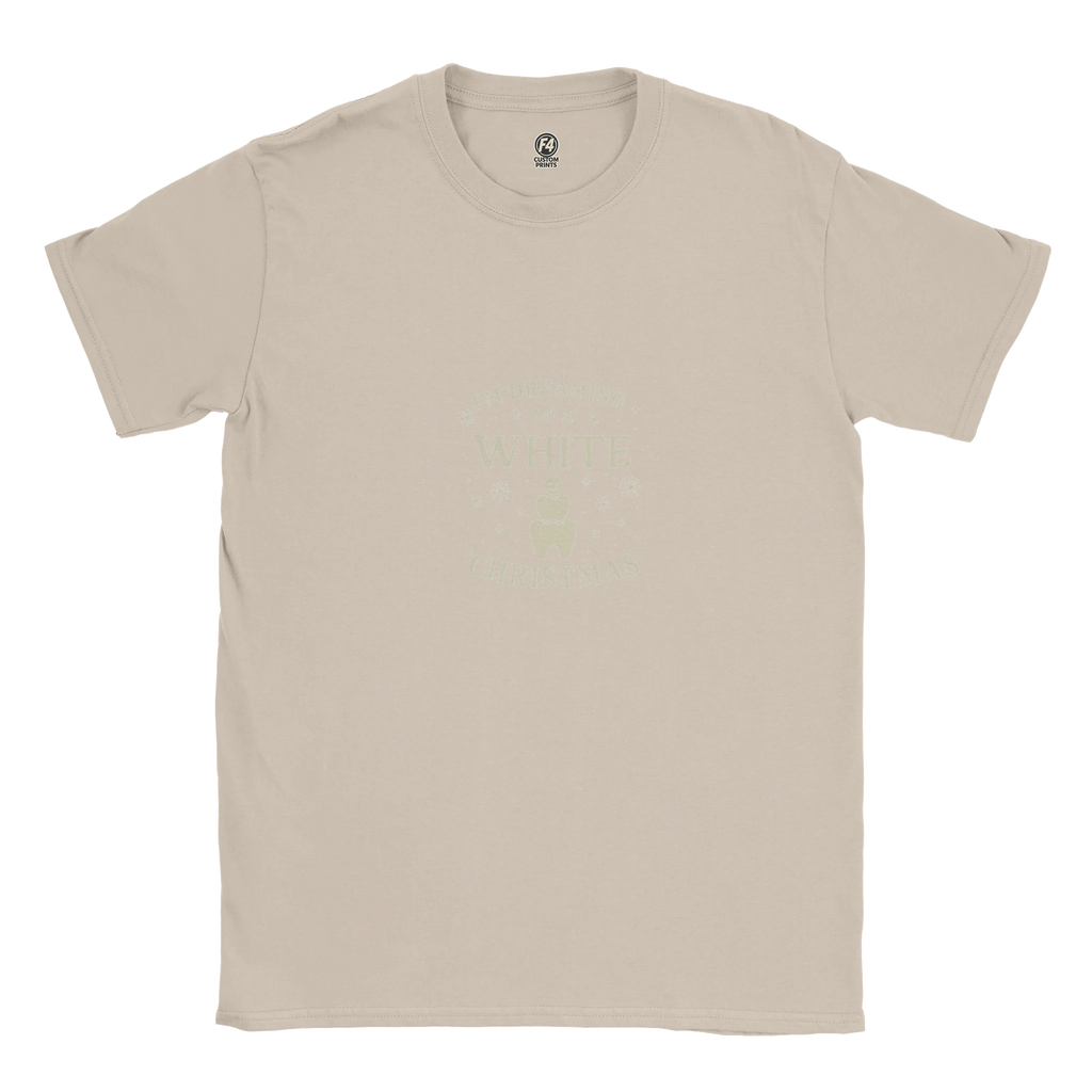 Dreaming of a White Christmas Tee – Dental Christmas Shirt - F4 Custom Prints