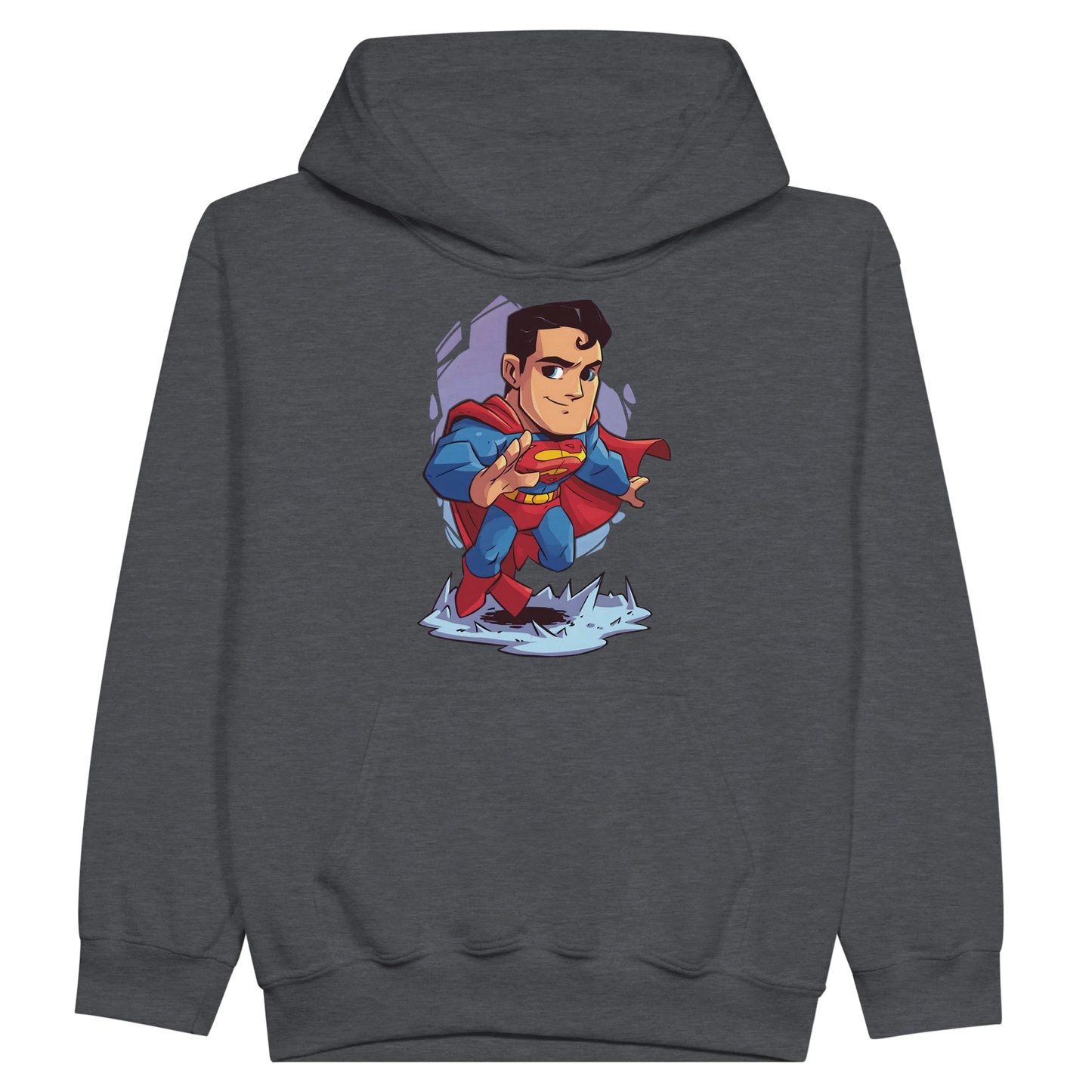 Kids Chibi Superman Inspired Hoodie