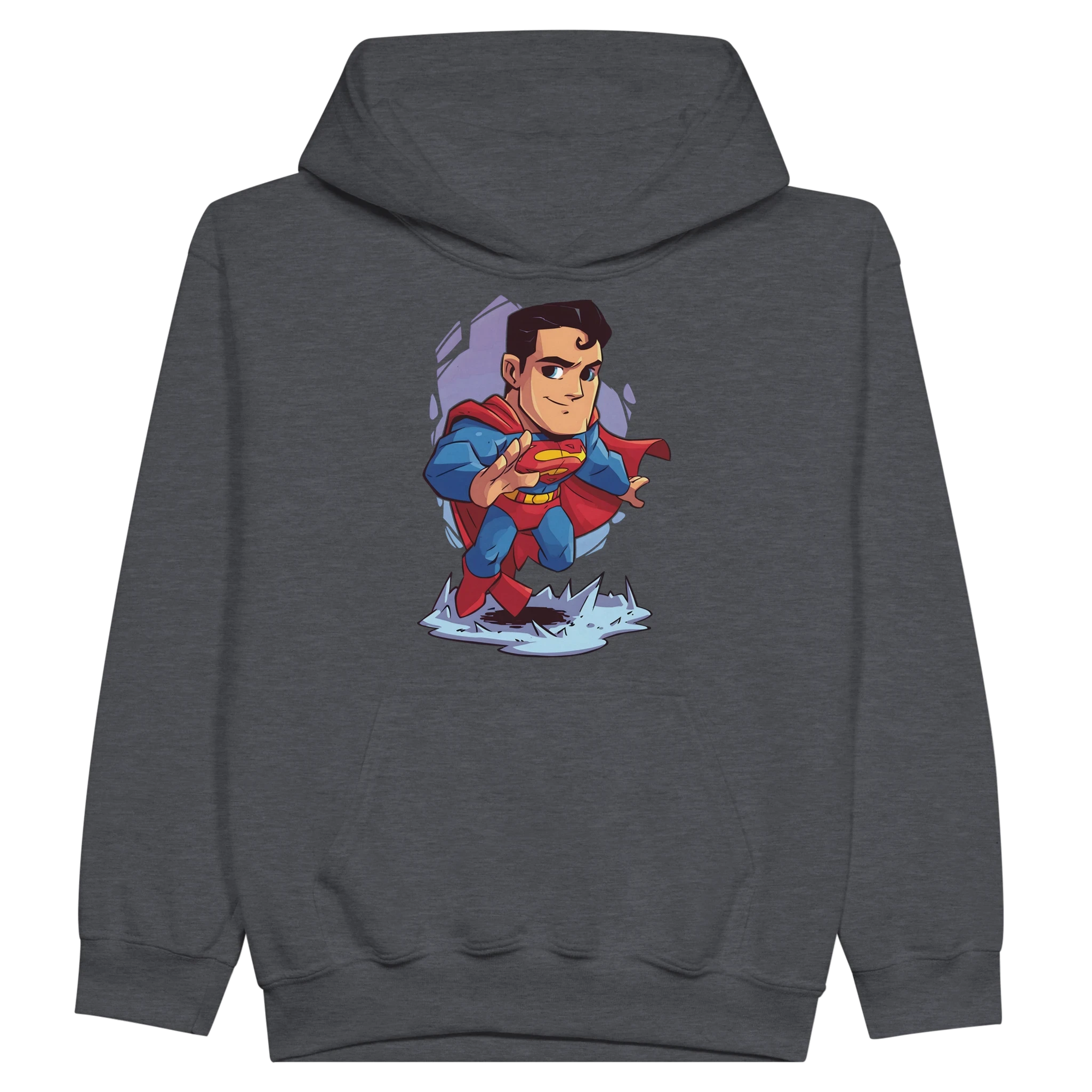 Kids Chibi Superman Inspired Hoodie
