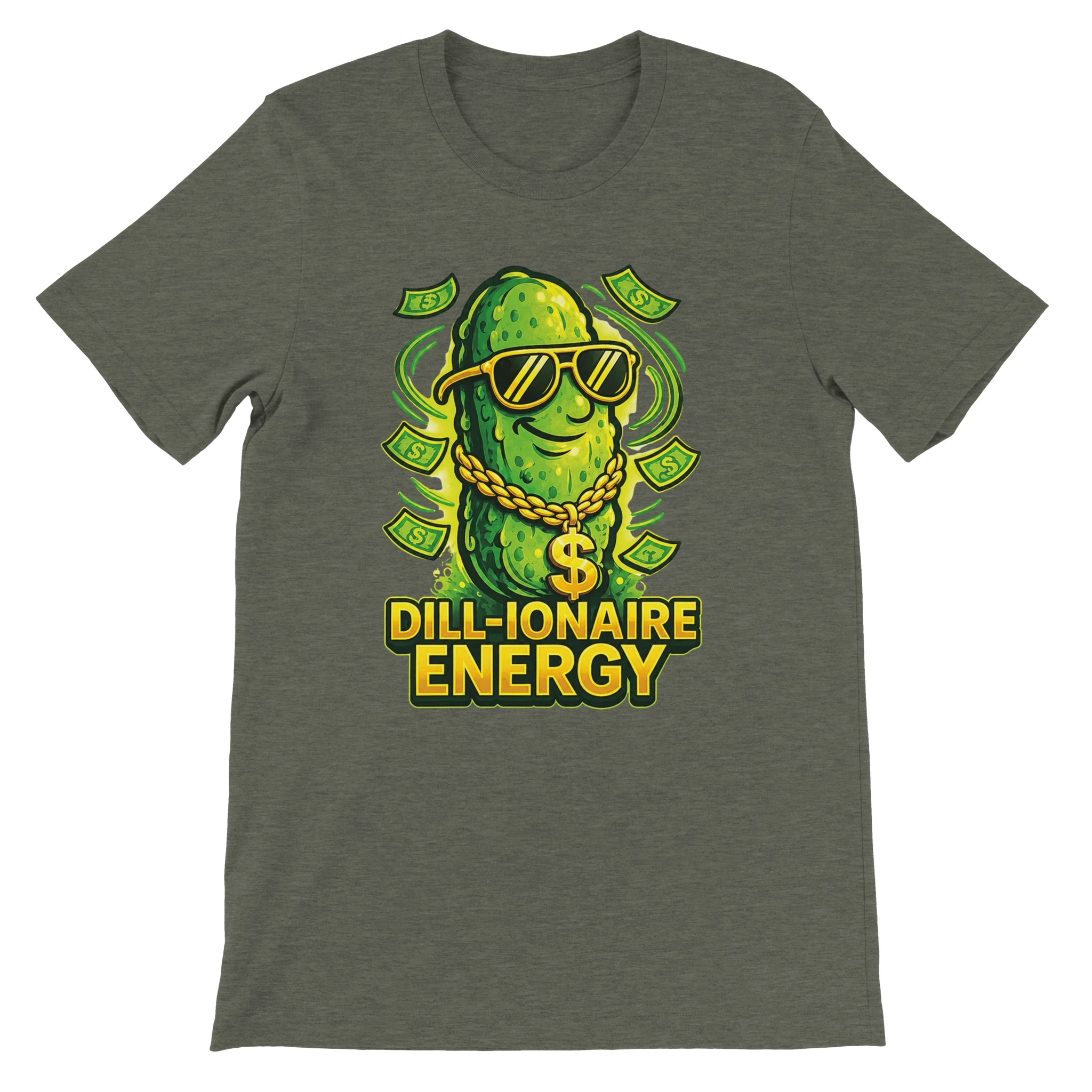 Dill-ionaire Energy Pickle T-Shirt