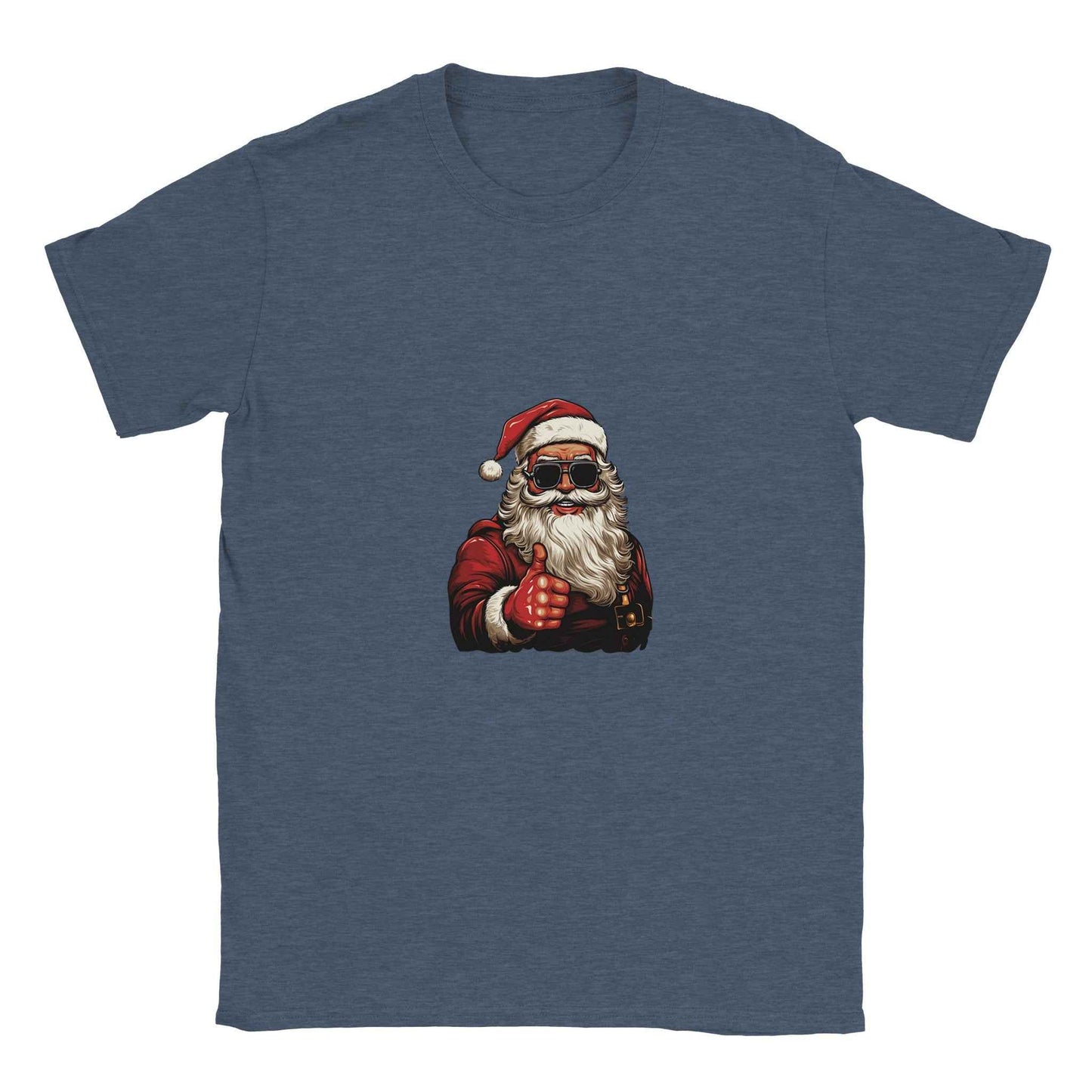 Cool Santa Thumbs Up Shirt  – Festive Holiday Graphic Tee for Modern Cheer
