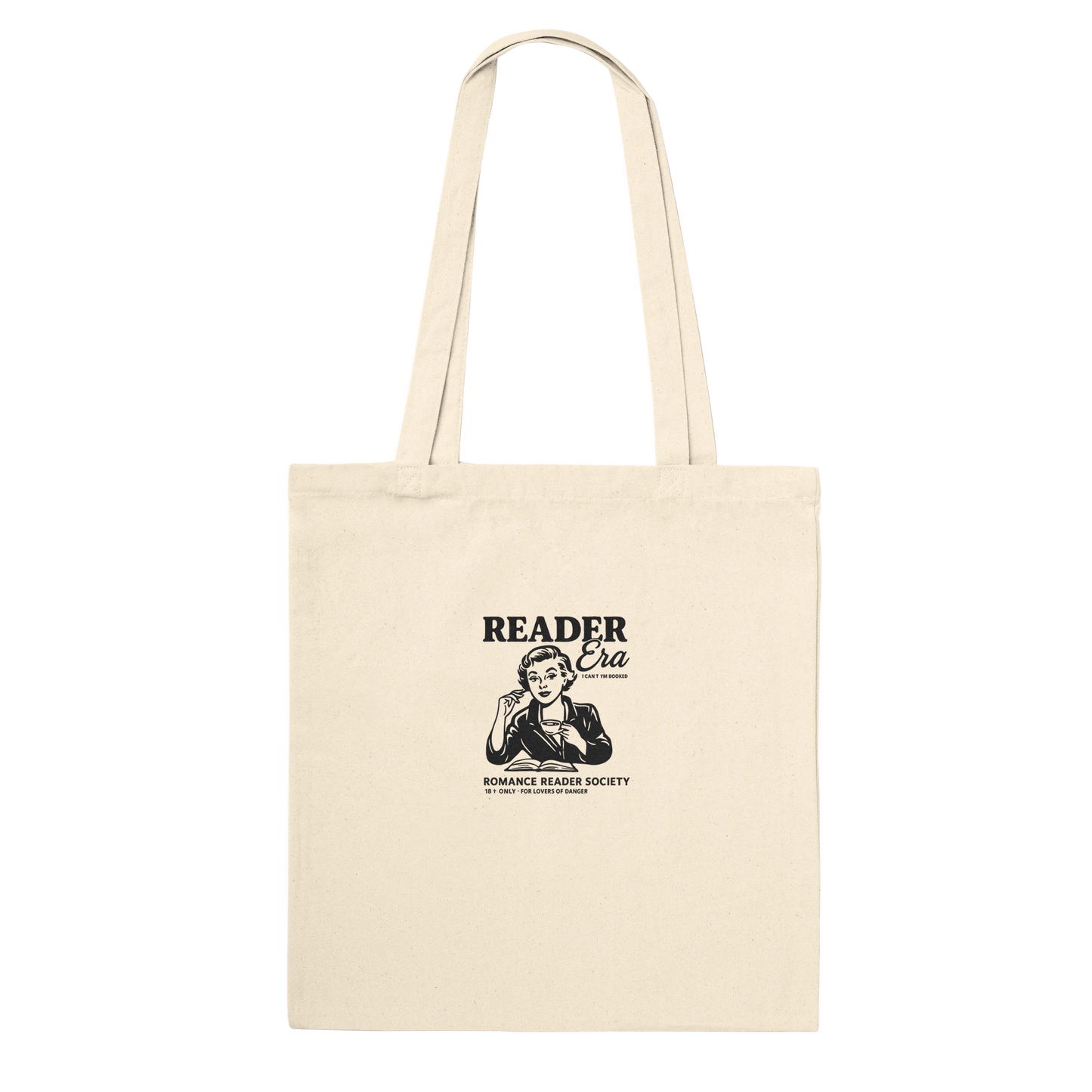 Bookish Reader Tote Bag – Romance Reader Society Canvas Tote - F4 Custom Prints