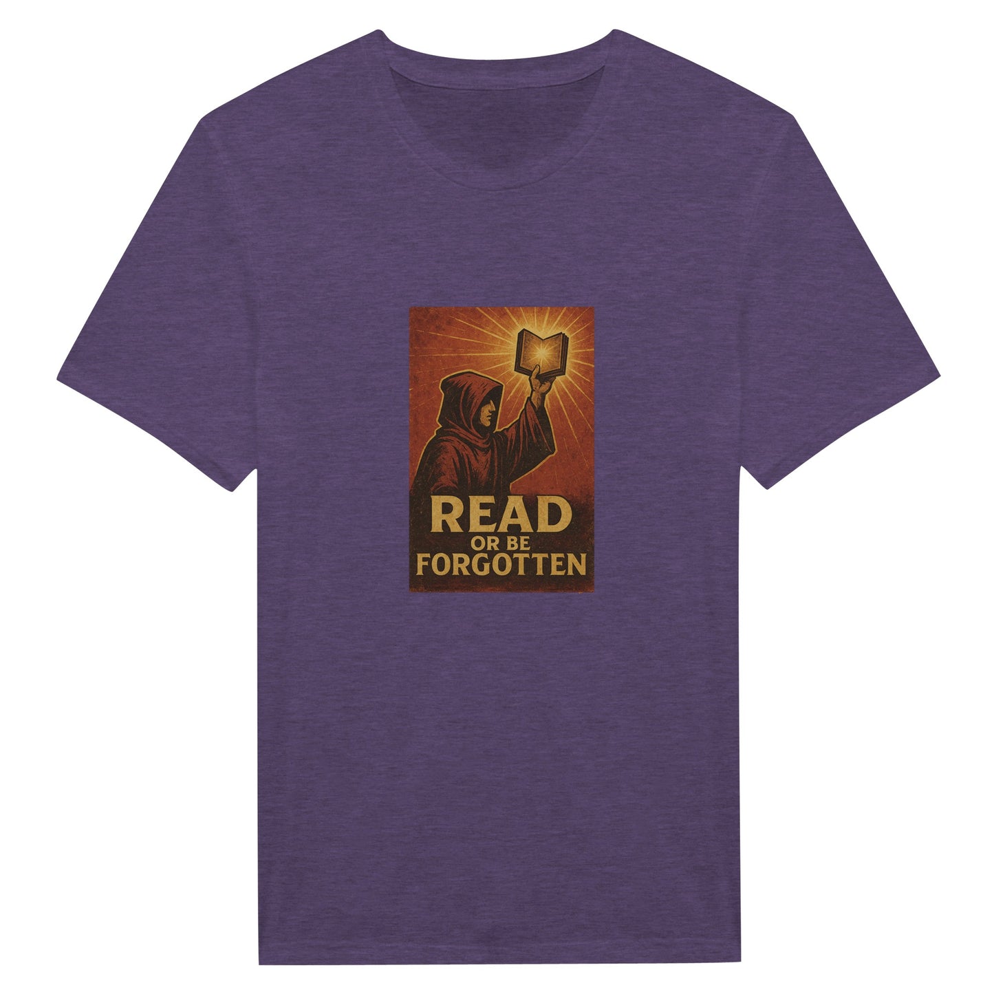 Read Or Be Forgotten T-Shirt – Vintage Book Lover Tee for Readers & Writers - F4 Custom Prints