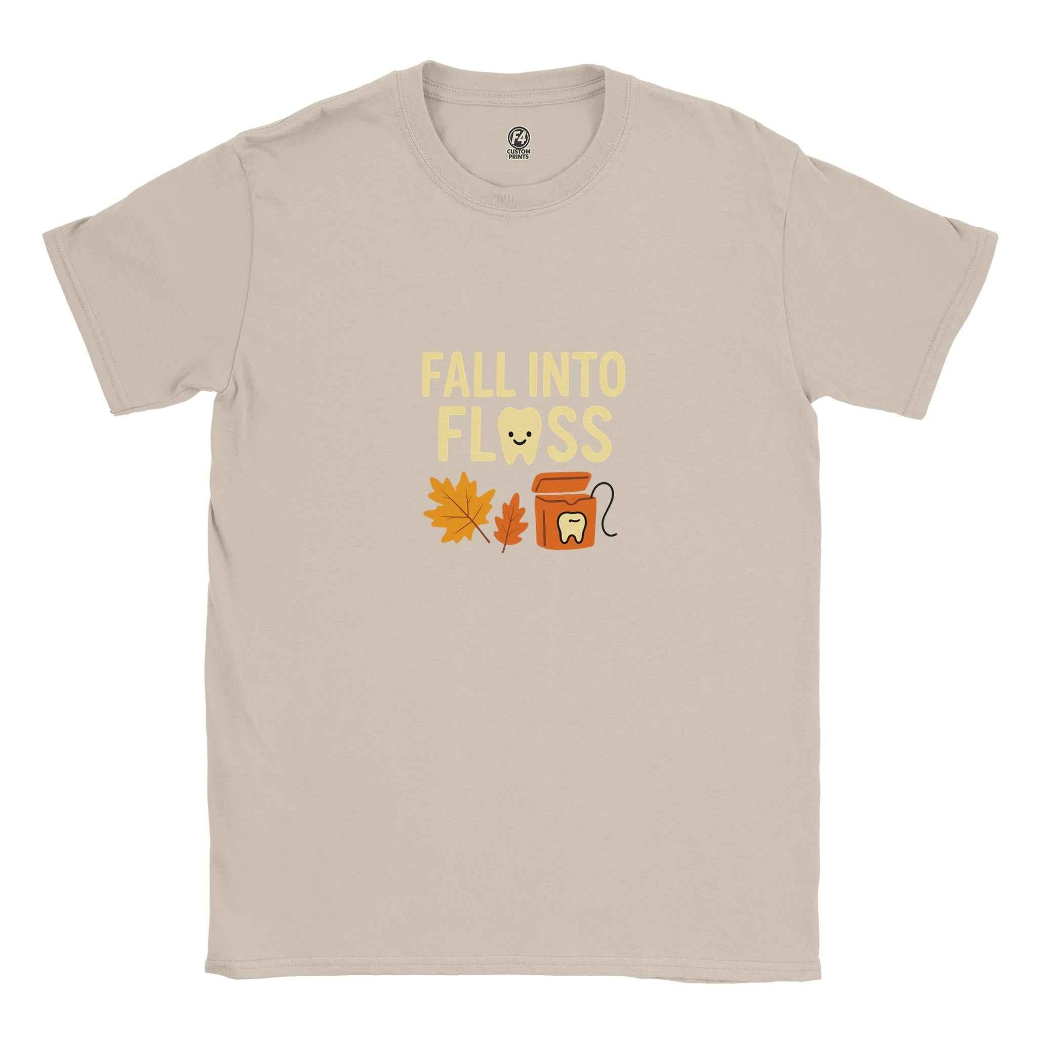 Fall Into Floss Dental Hygienist Shirt – Cute Autumn Tooth Humor Tee