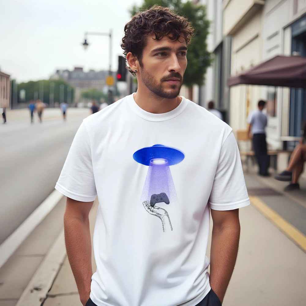 UFO Gamer  T-Shirt | “Abducted by Gaming” Tee | Sibling Rivalrze Collection – Brother Made