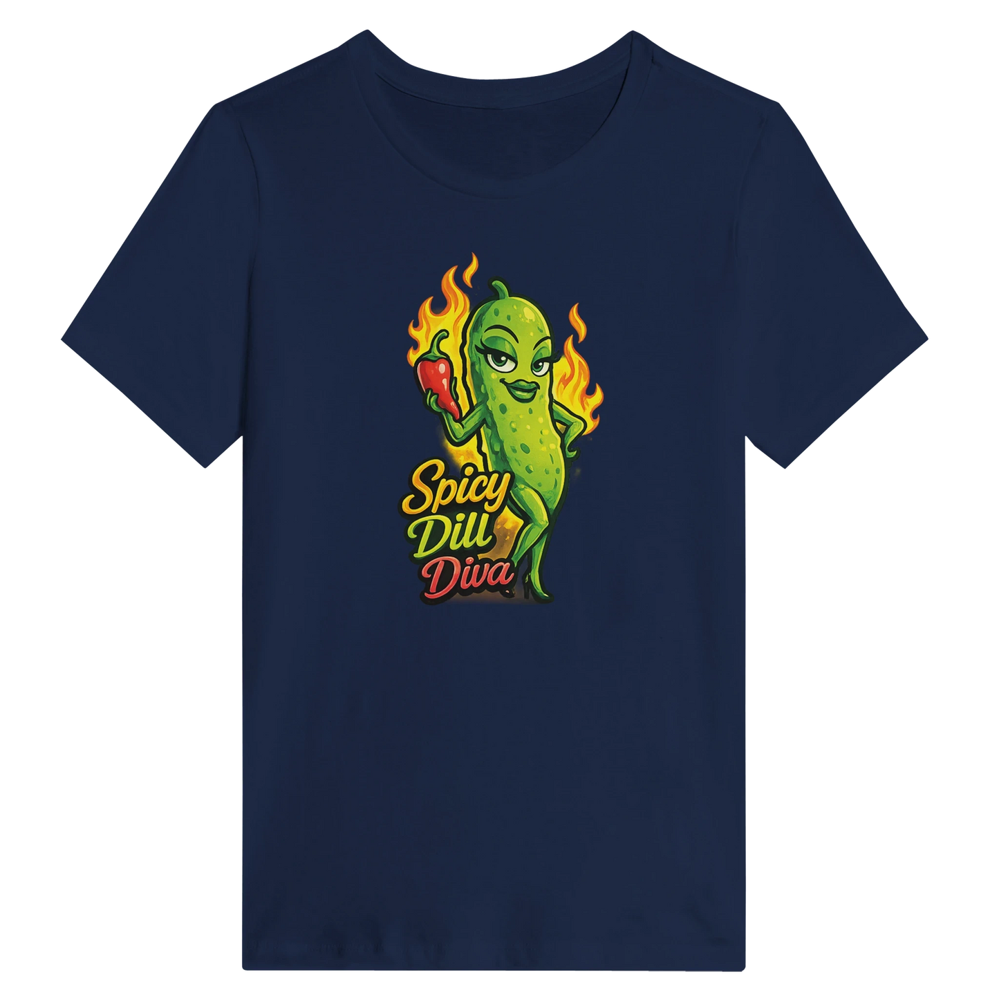 Women’s Spicy Dill Diva Pickle T-Shirt