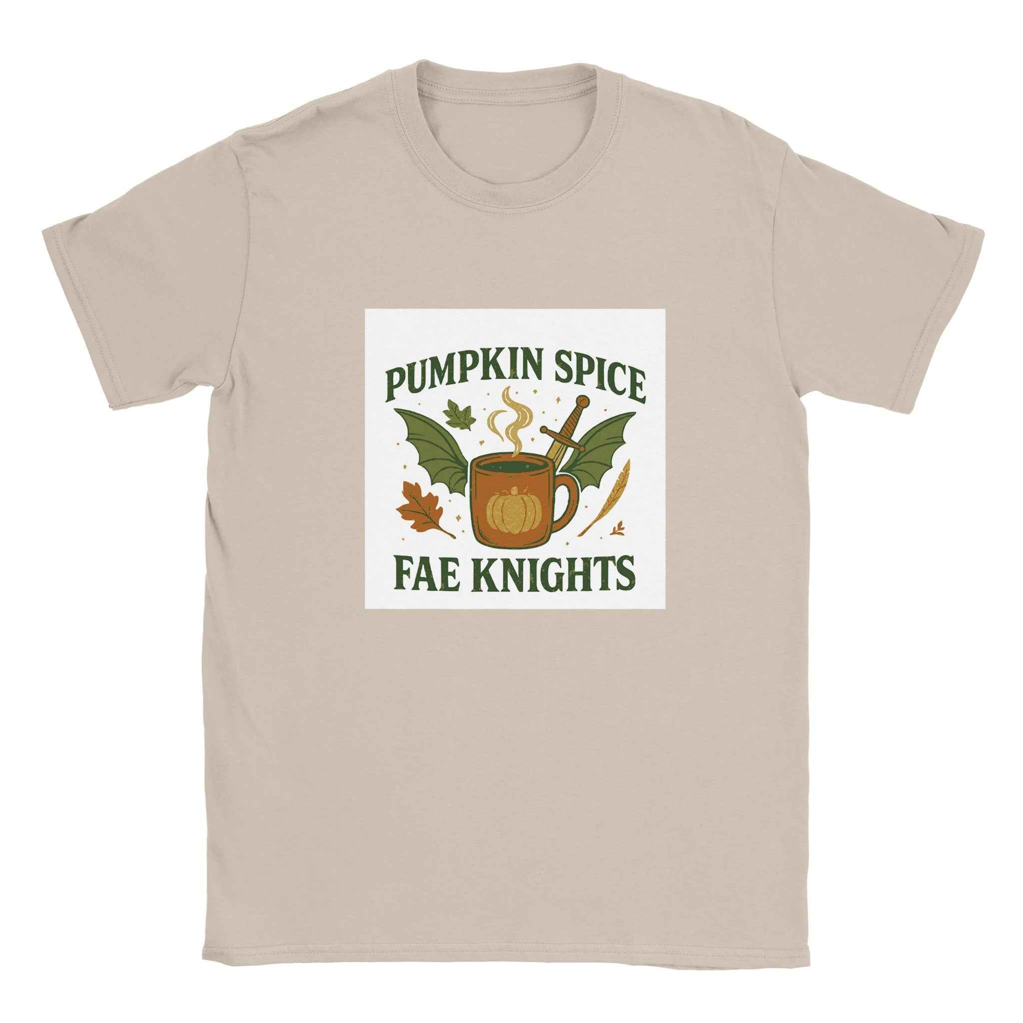 Pumpkin Spice Fae Knights T-Shirt – Fantasy Fall Bookish Tee