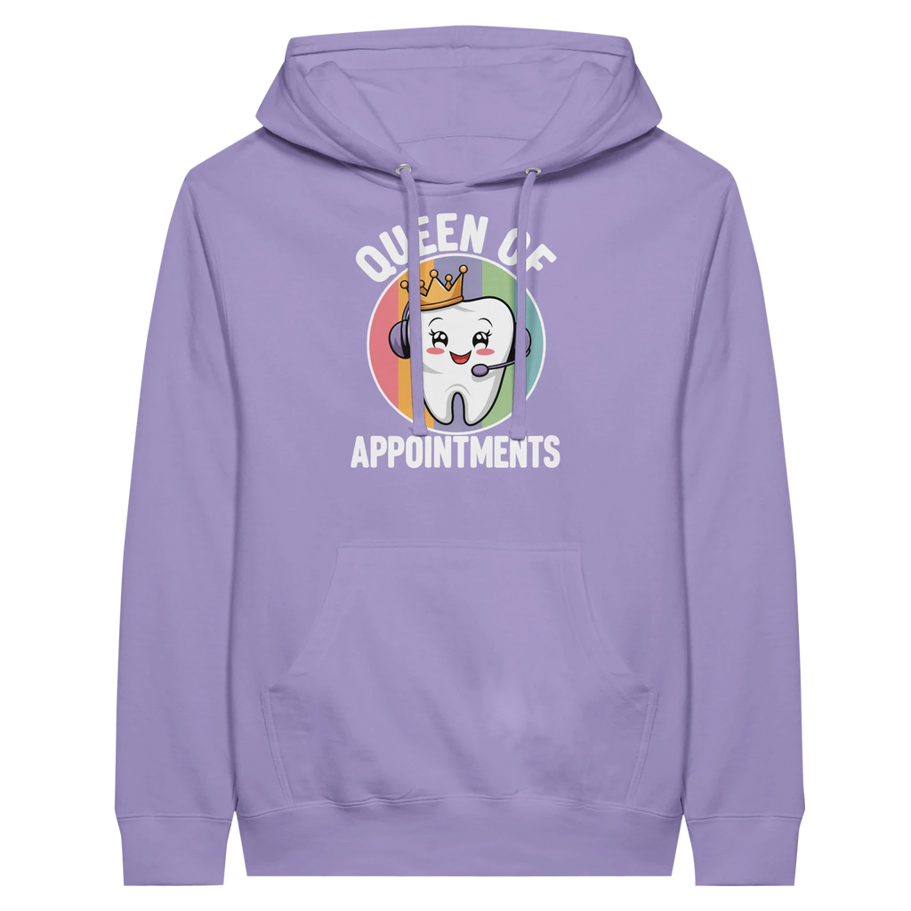 Dental Receptionist Hoodie – Queen of Appointments Tee