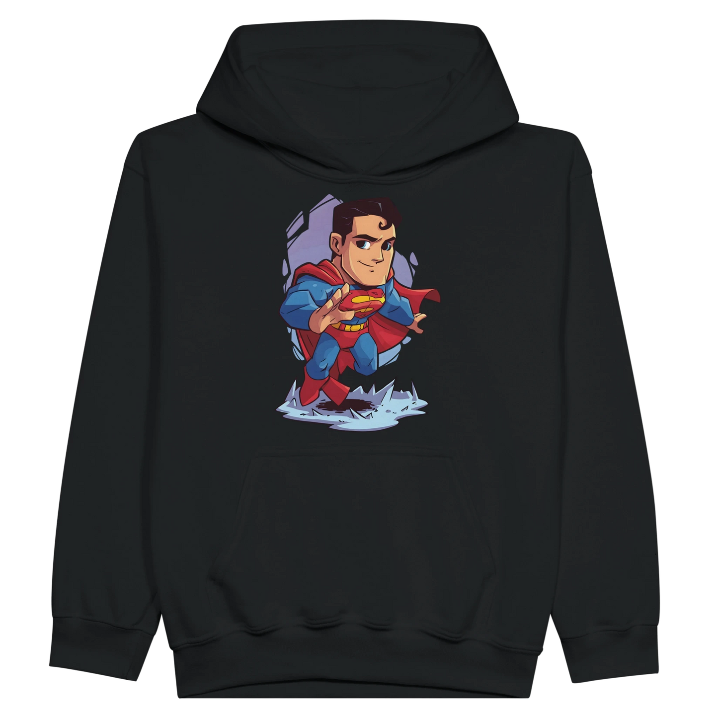 Kids Chibi Superman Inspired Hoodie