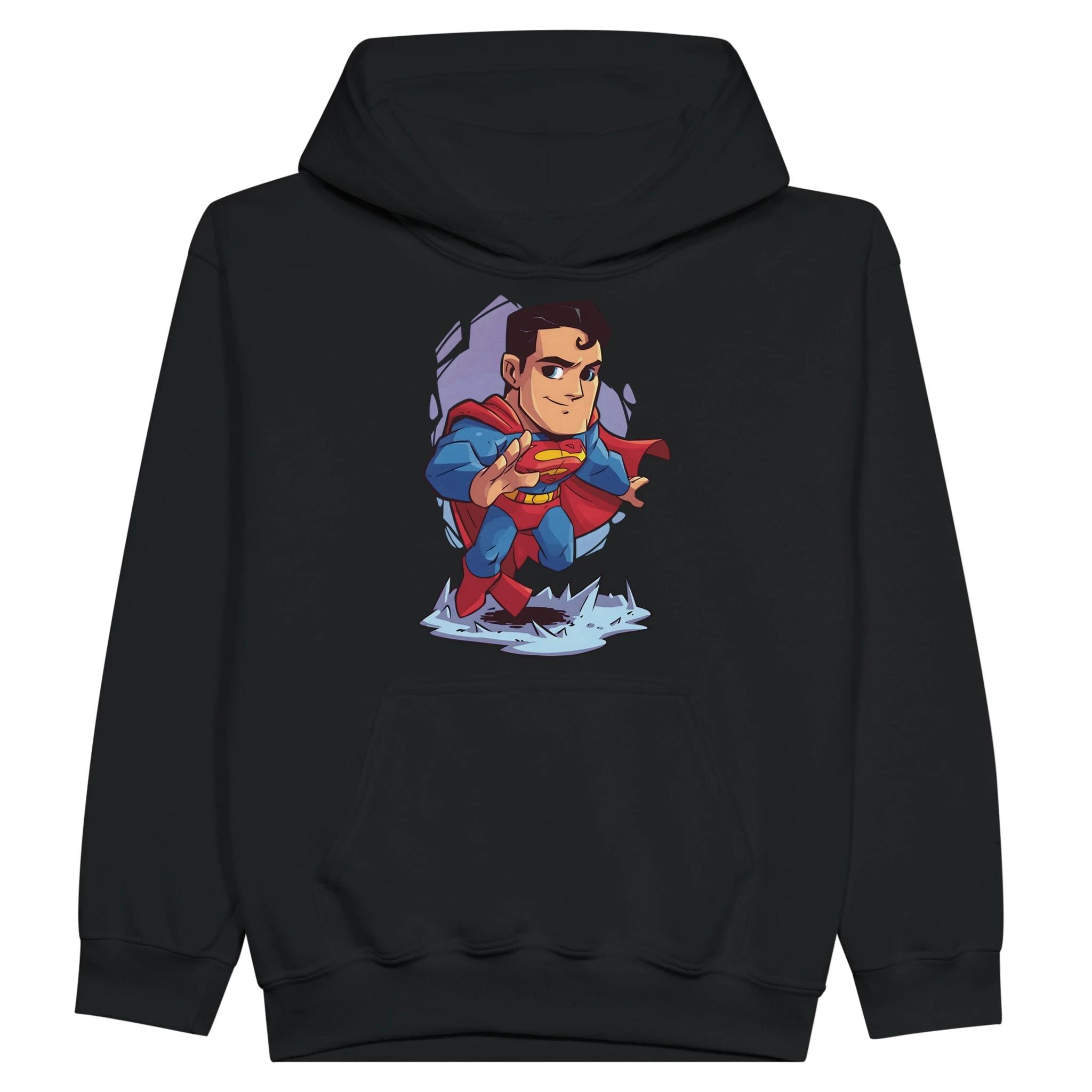 Kids Chibi Superman Inspired Hoodie