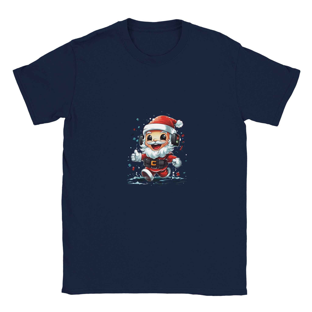 DJ Santa Claus Christmas Shirt – Festive Holiday Graphic Tee for Music Lovers