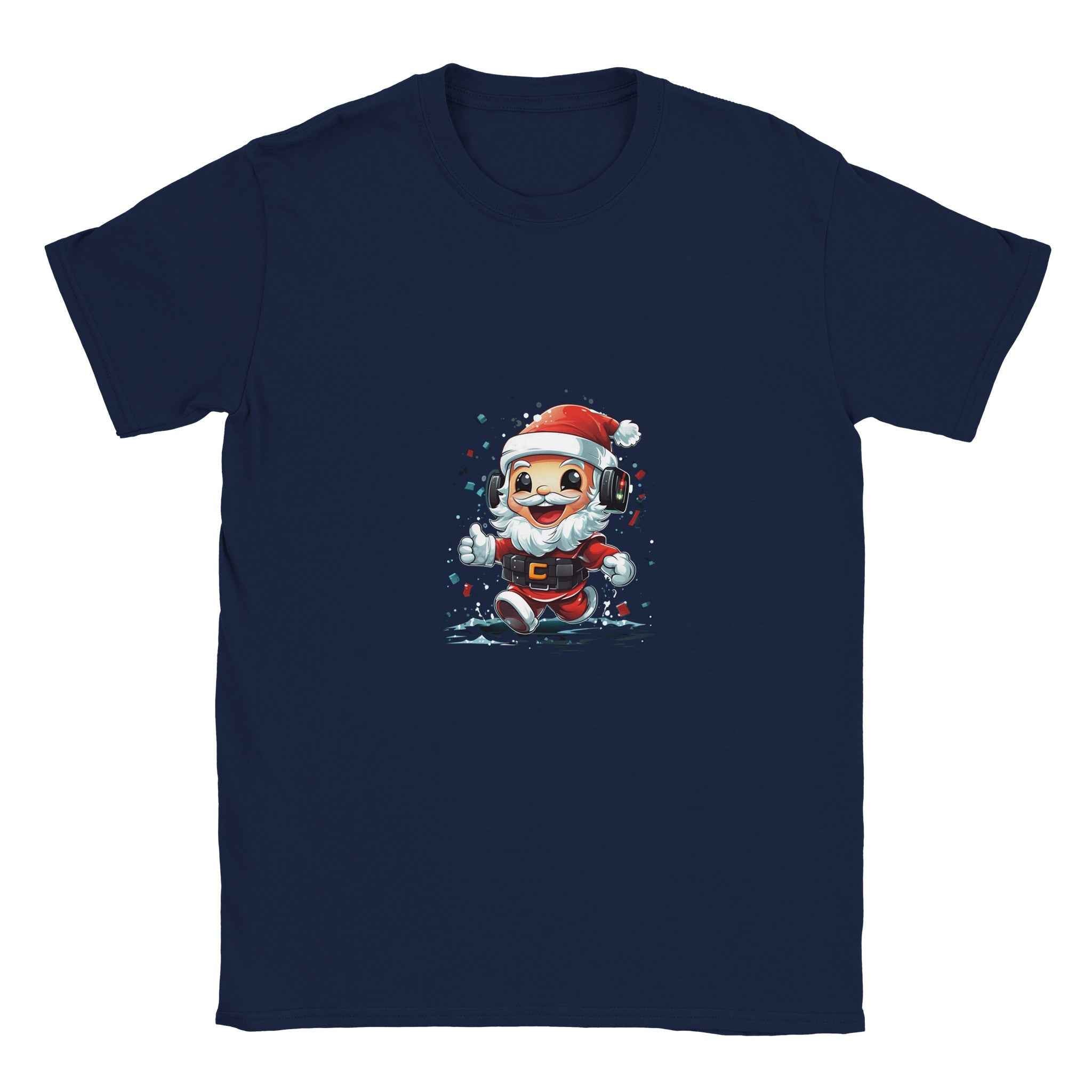 DJ Santa Claus Christmas Shirt – Festive Holiday Graphic Tee for Music Lovers