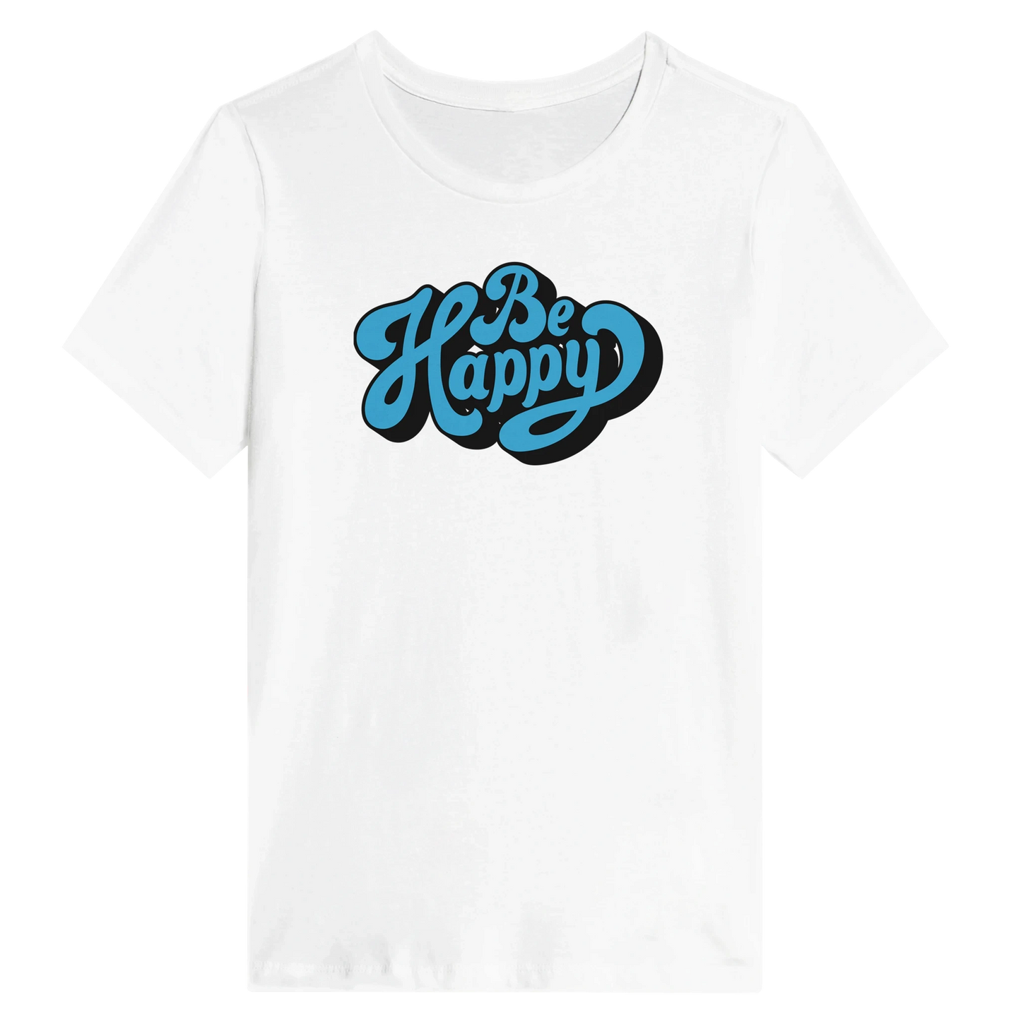 Women’s Be Happy Script T-Shirt
