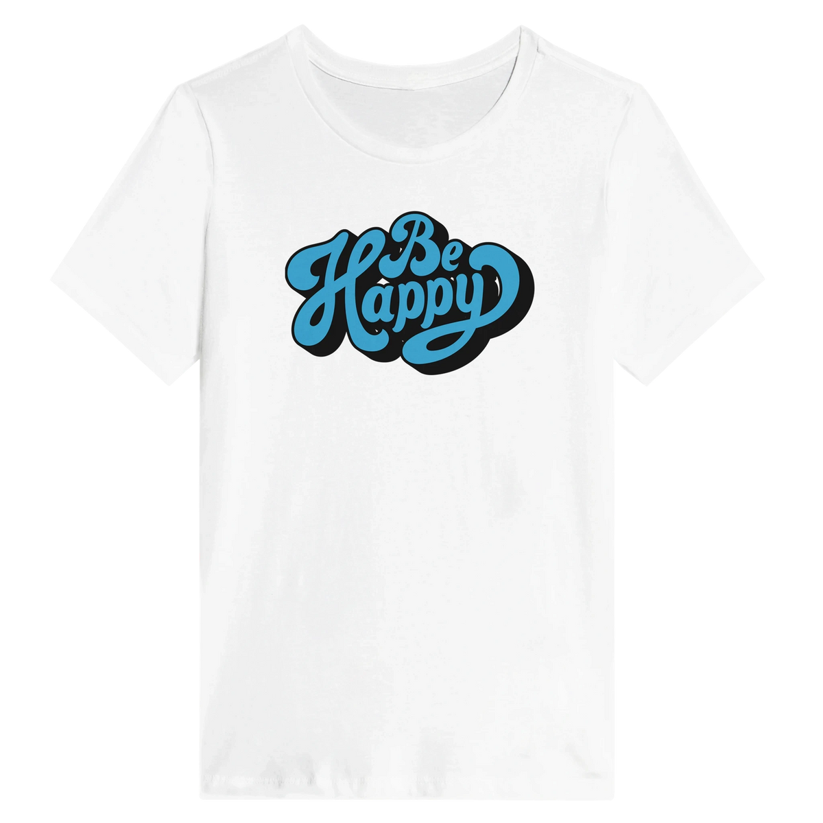 Women’s Be Happy Script T-Shirt