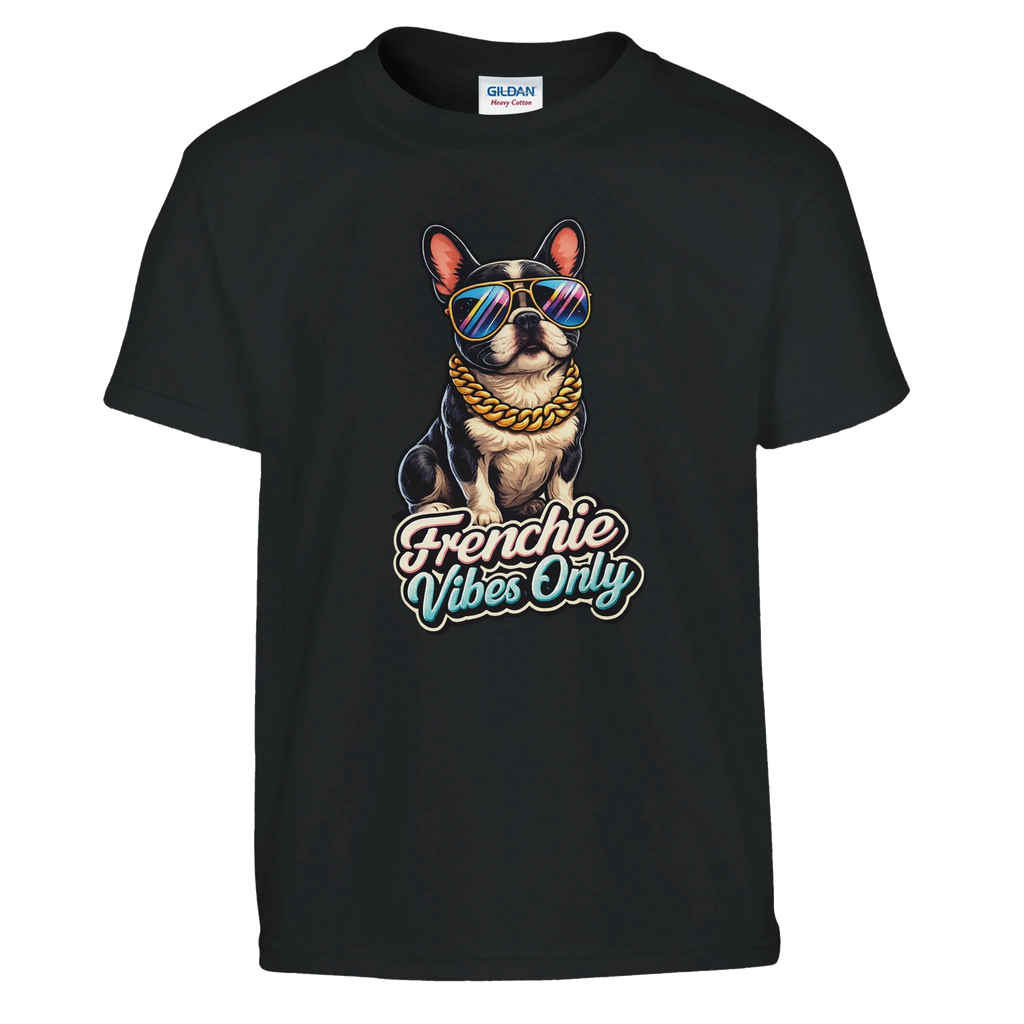 Kids Frenchie Vibes Only T-Shirt