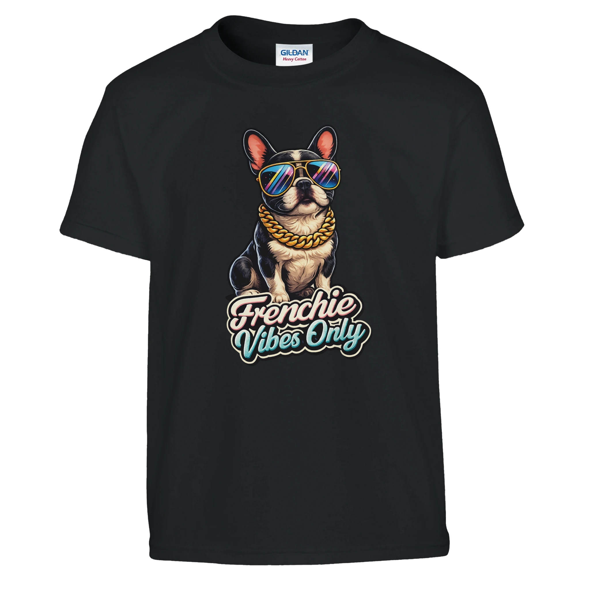 Kids Frenchie Vibes Only T-Shirt