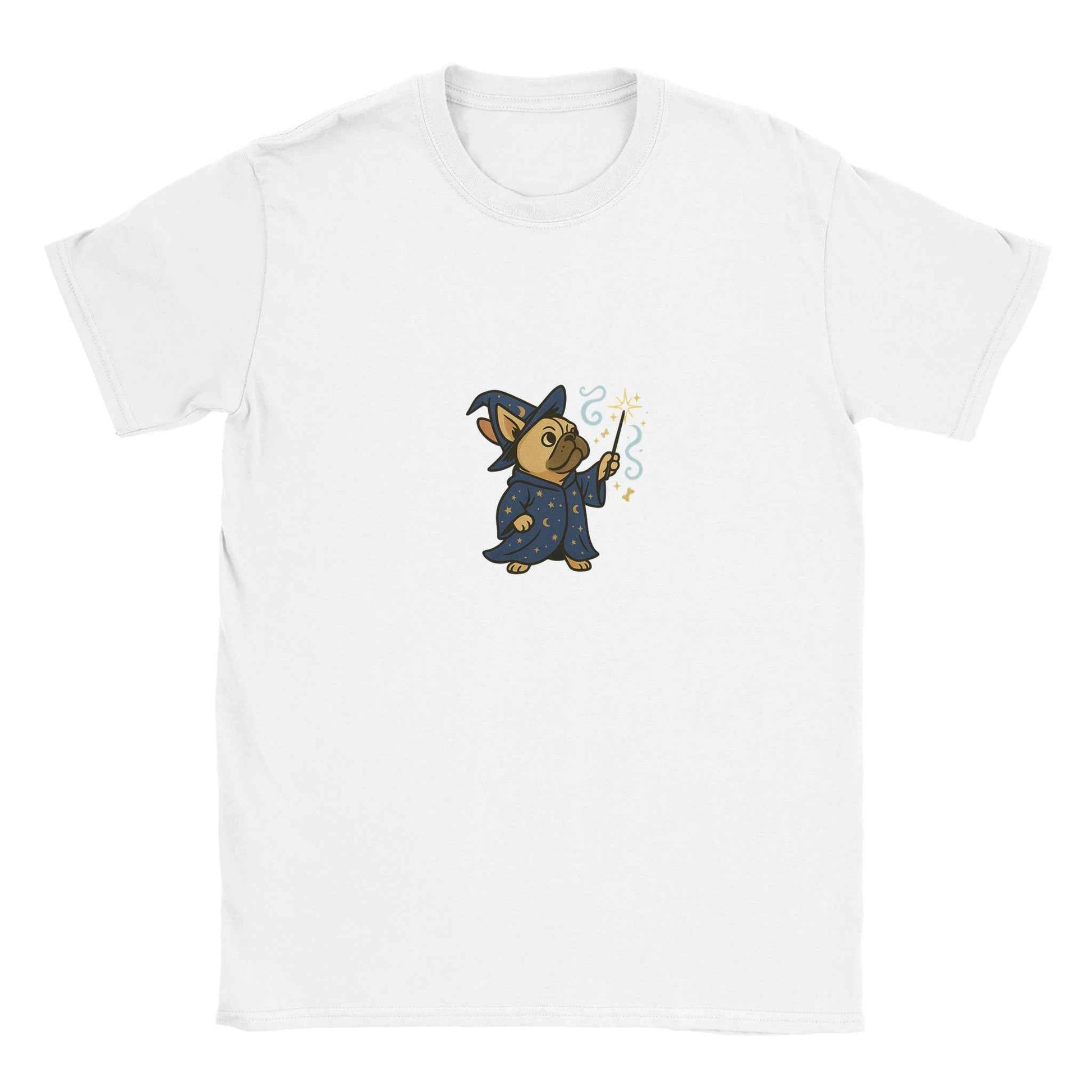 "Wizard Frenchie" T-Shirt – Magical French Bulldog Design for Pet Lovers