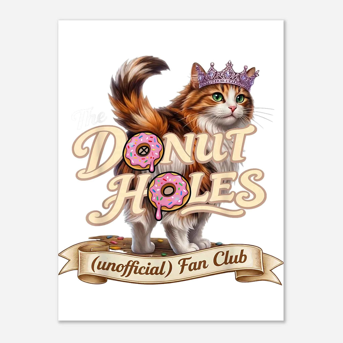 Donut Holes Fan Club Fine Art Poster