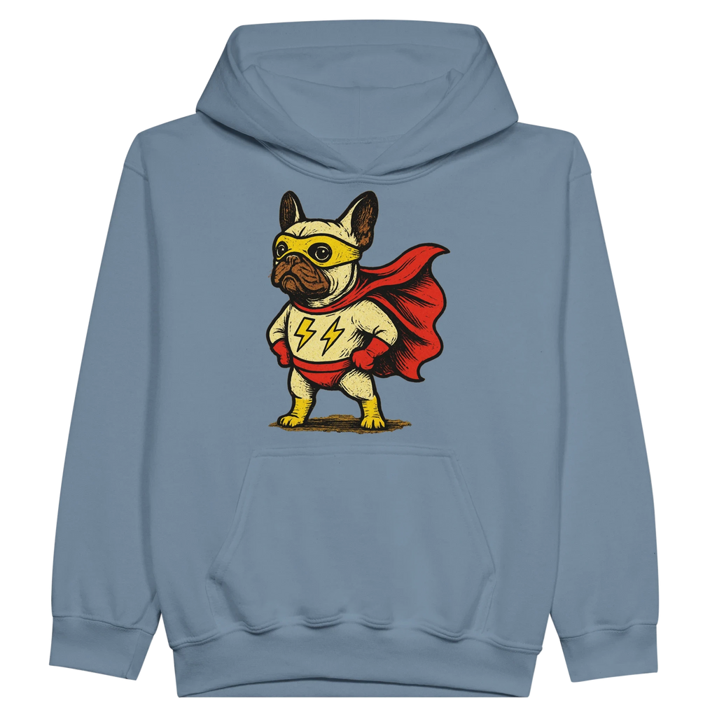 Kids Super Frenchie Hoodie
