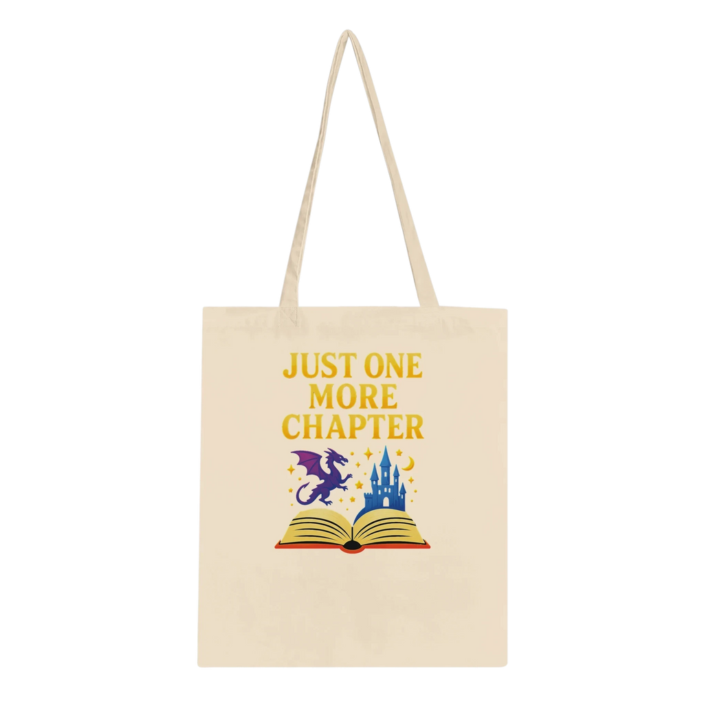 Just One More Chapter Tote Bag