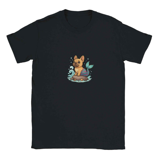 "Mermaid Frenchie" T-Shirt - Enchanting Mermaid French Bulldog Design