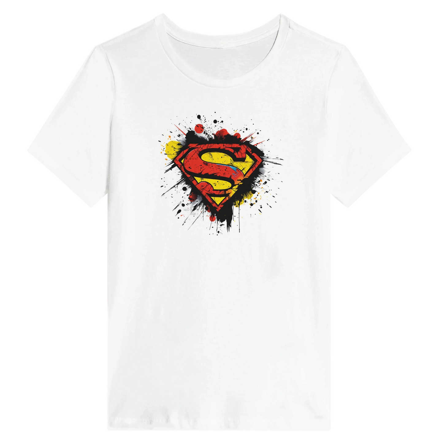 Women’s Superman Splatter Shield T-Shirt