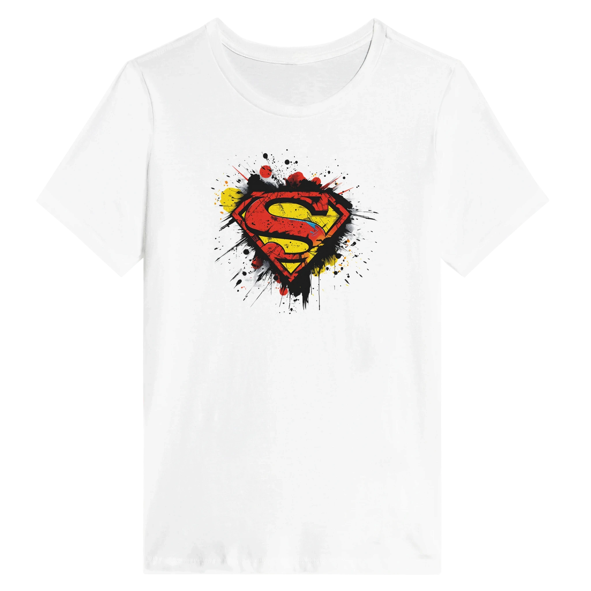 Women’s Superman Splatter Shield T-Shirt