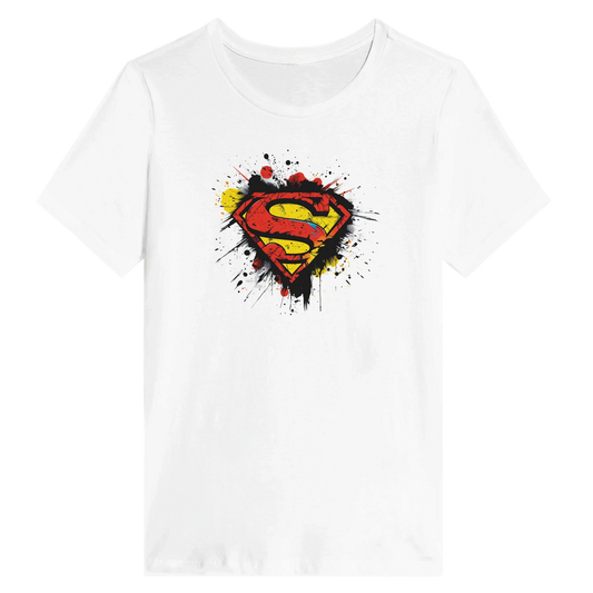 Women’s Superman Splatter Shield T-Shirt