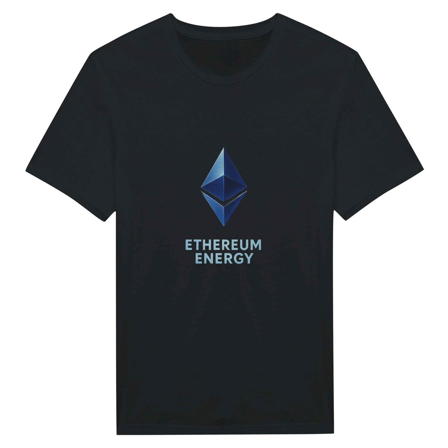 Ethereum Energy T-Shirt – Sleek Blue Crypto Logo Graphic Tee in Multiple Hues