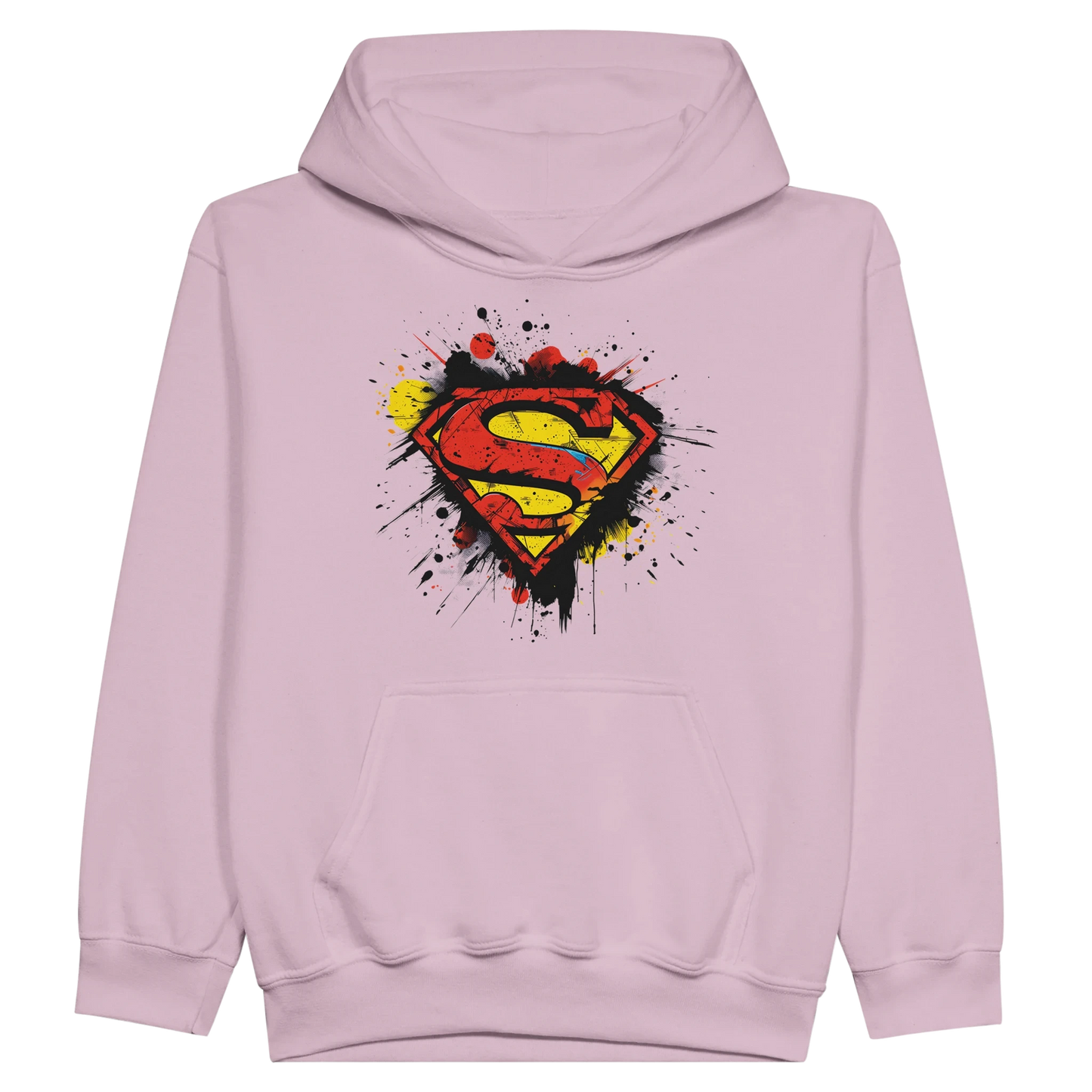 Kids Superman Splatter Shield Hoodie