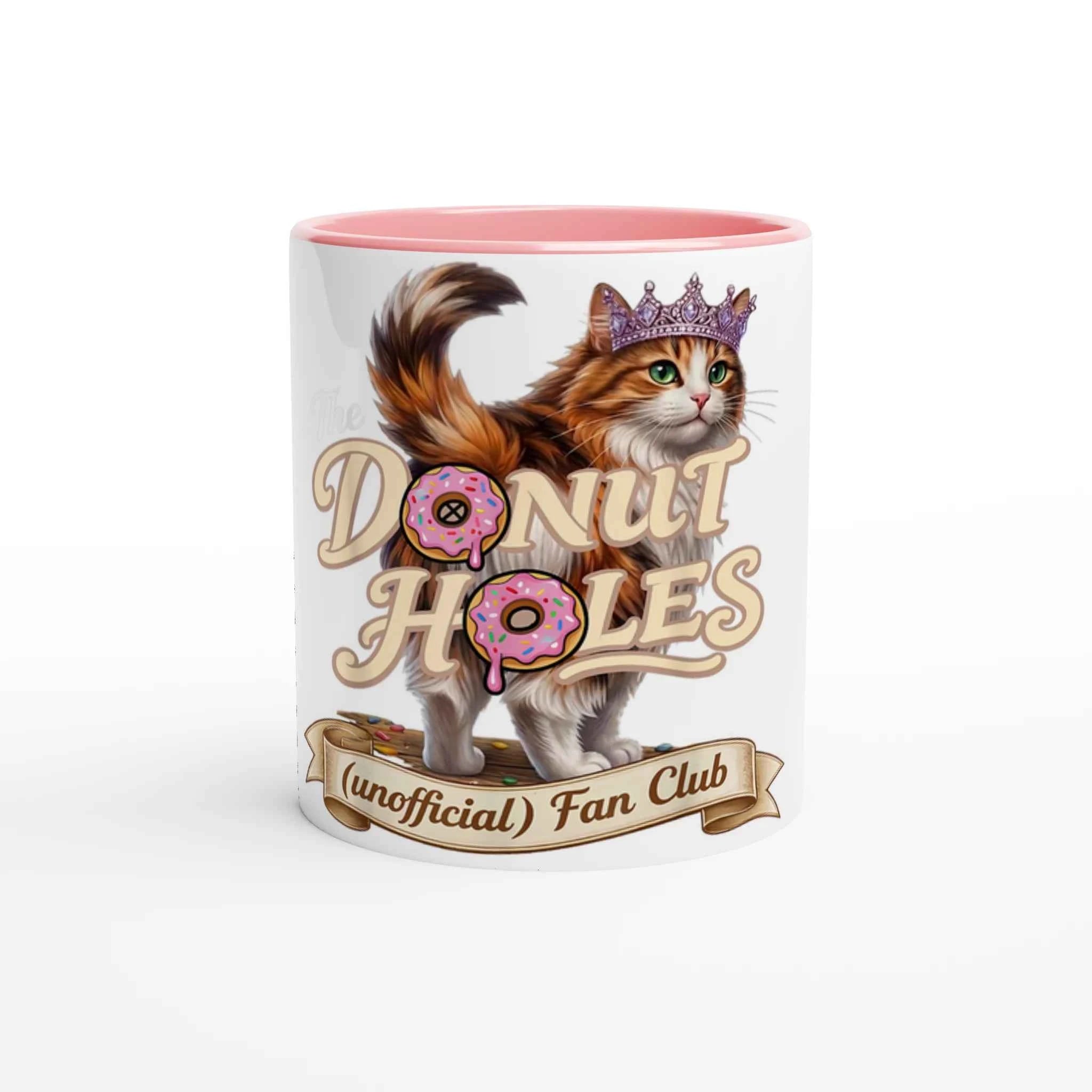 Donut Holes Fan Club 11oz Coffee Mug with Color Inside