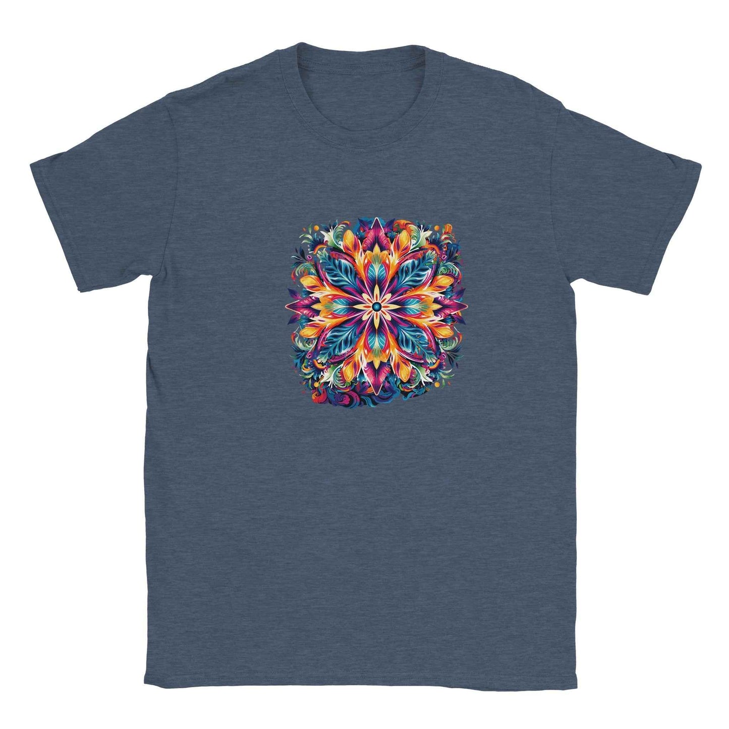 Vibrant Floral Mandala Graphic Tee – Premium Comfort & Bold Style for Everyday Wear