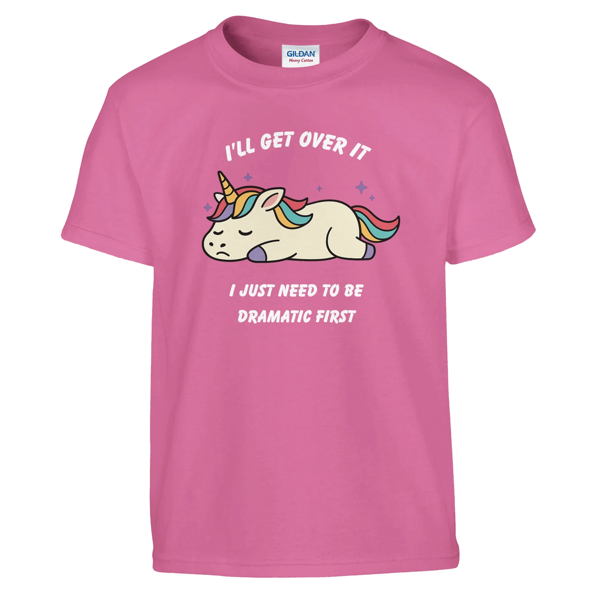 Kids Dramatic Unicorn T-Shirt