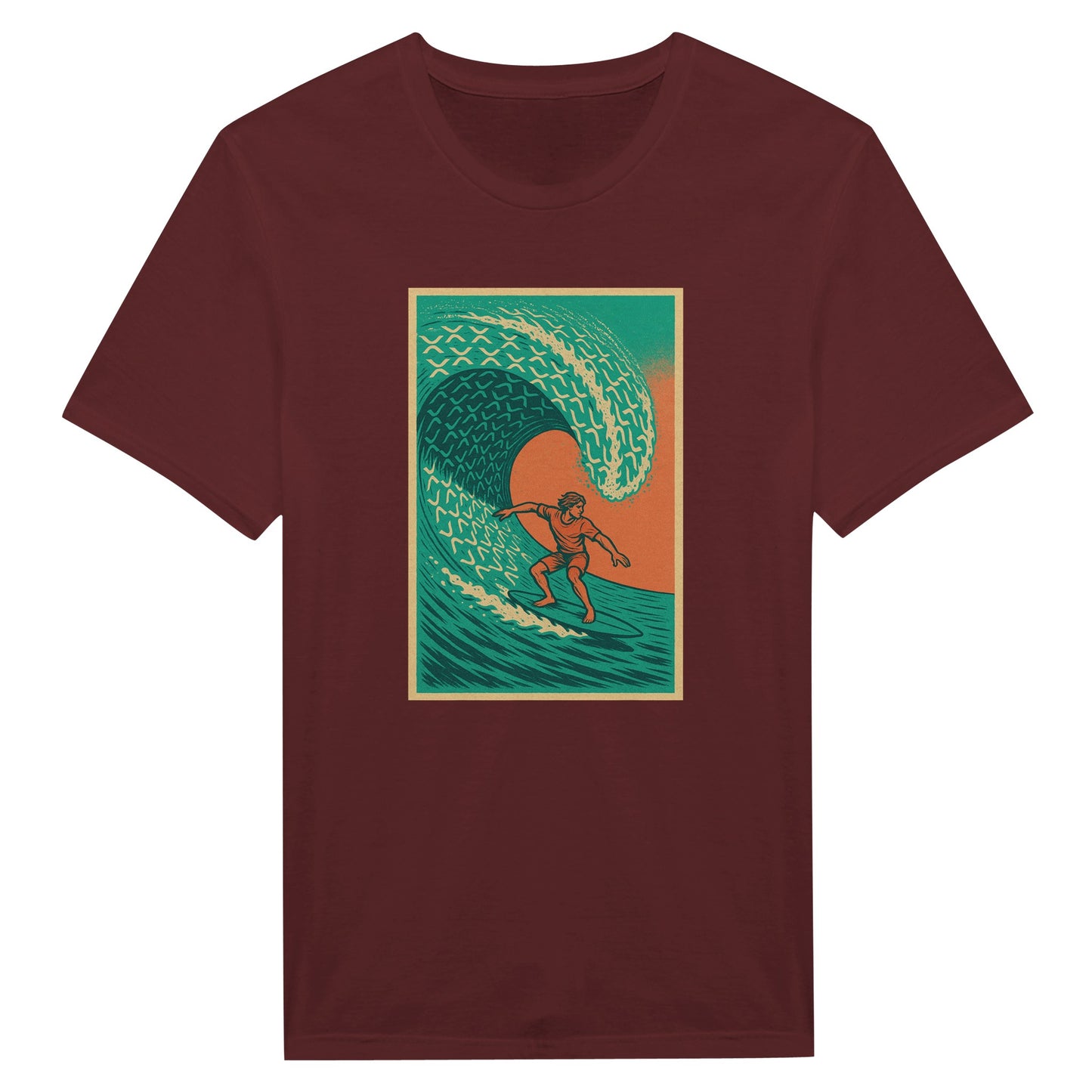 XRP Wave Shirt – Retro Surf Crypto Beach Tee - F4 Custom Prints