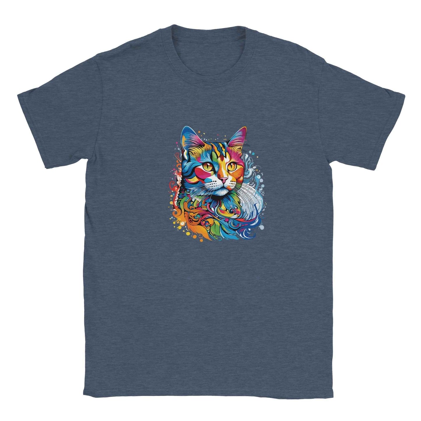 Abstract Art Cat Graphic Tee – Premium Comfort & Bold Style for Everyday Wear